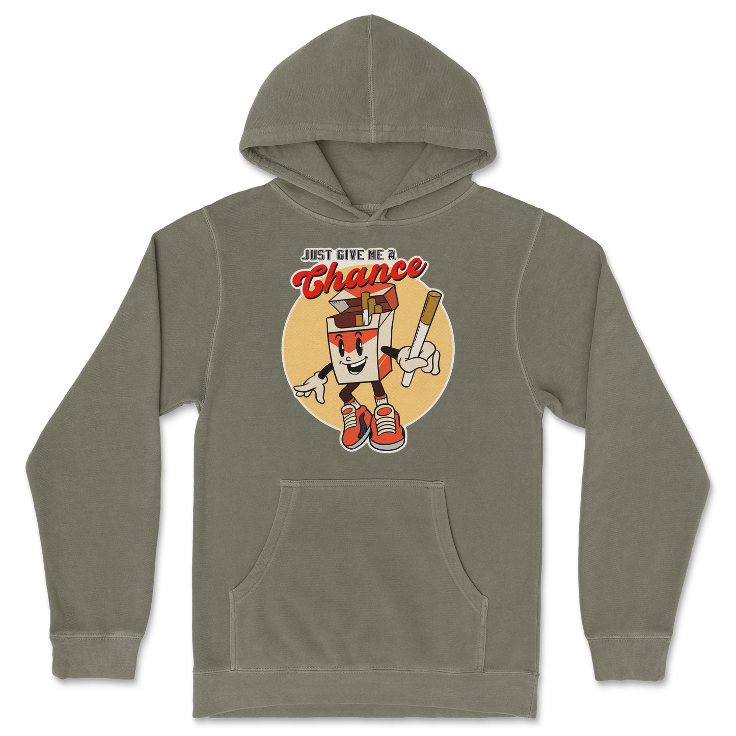 Independent Clothing Co. Hoodie Vintage Cigarette in Olive