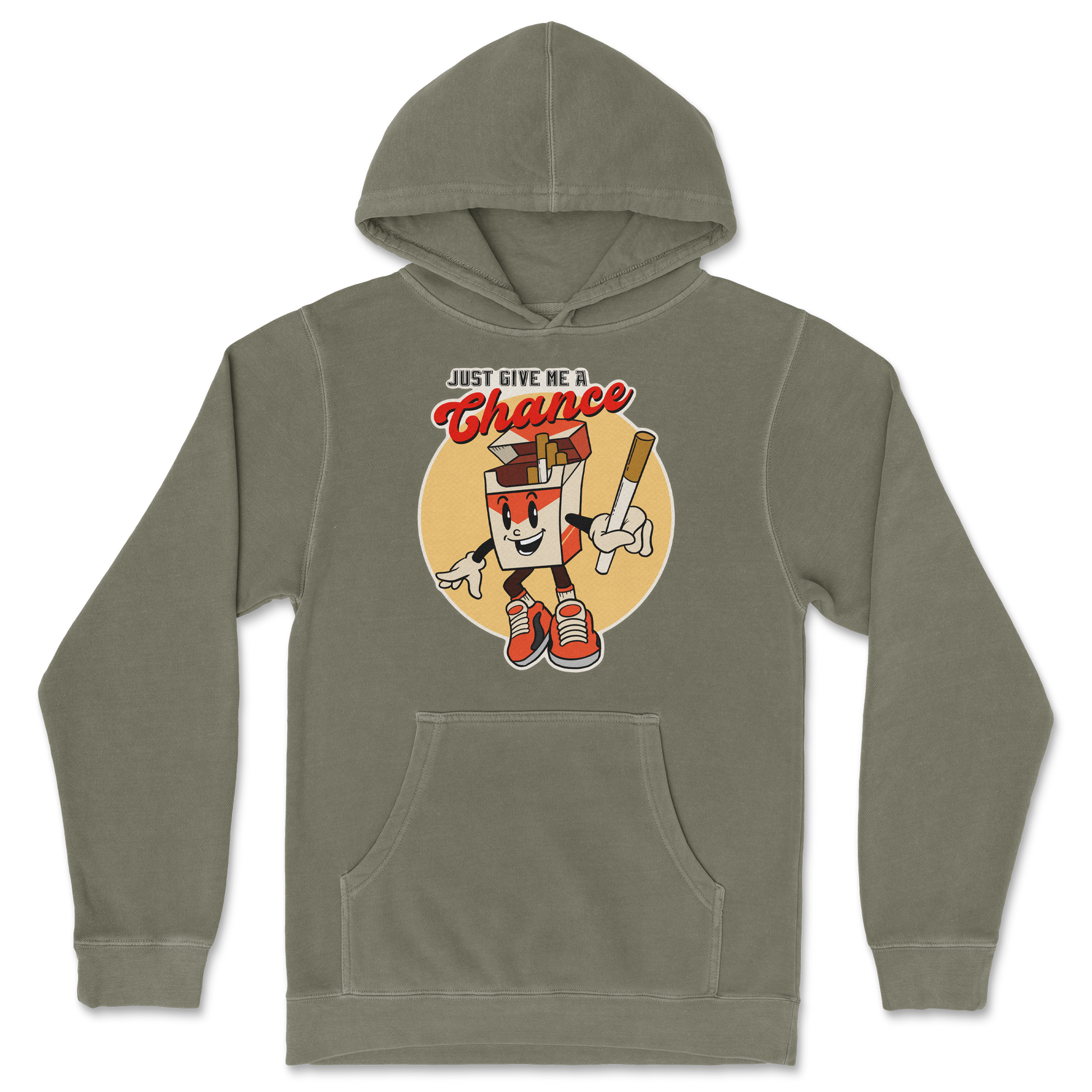 Independent Clothing Co. Hoodie Vintage Cigarette in Olive