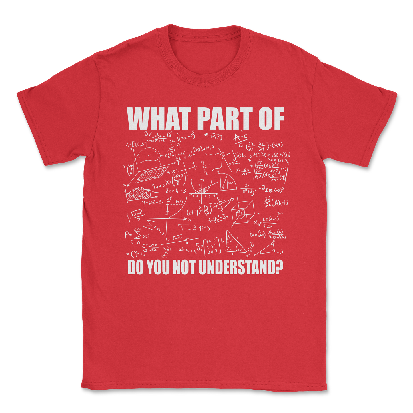 The Nice Shirt T-Shirt Math Problem in Red