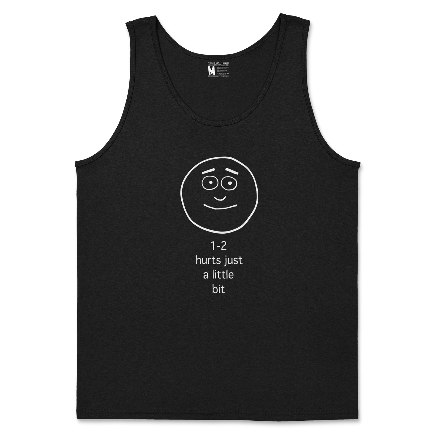 Gildan SoftStyle Tank Top Hurts A Little Bit in Black