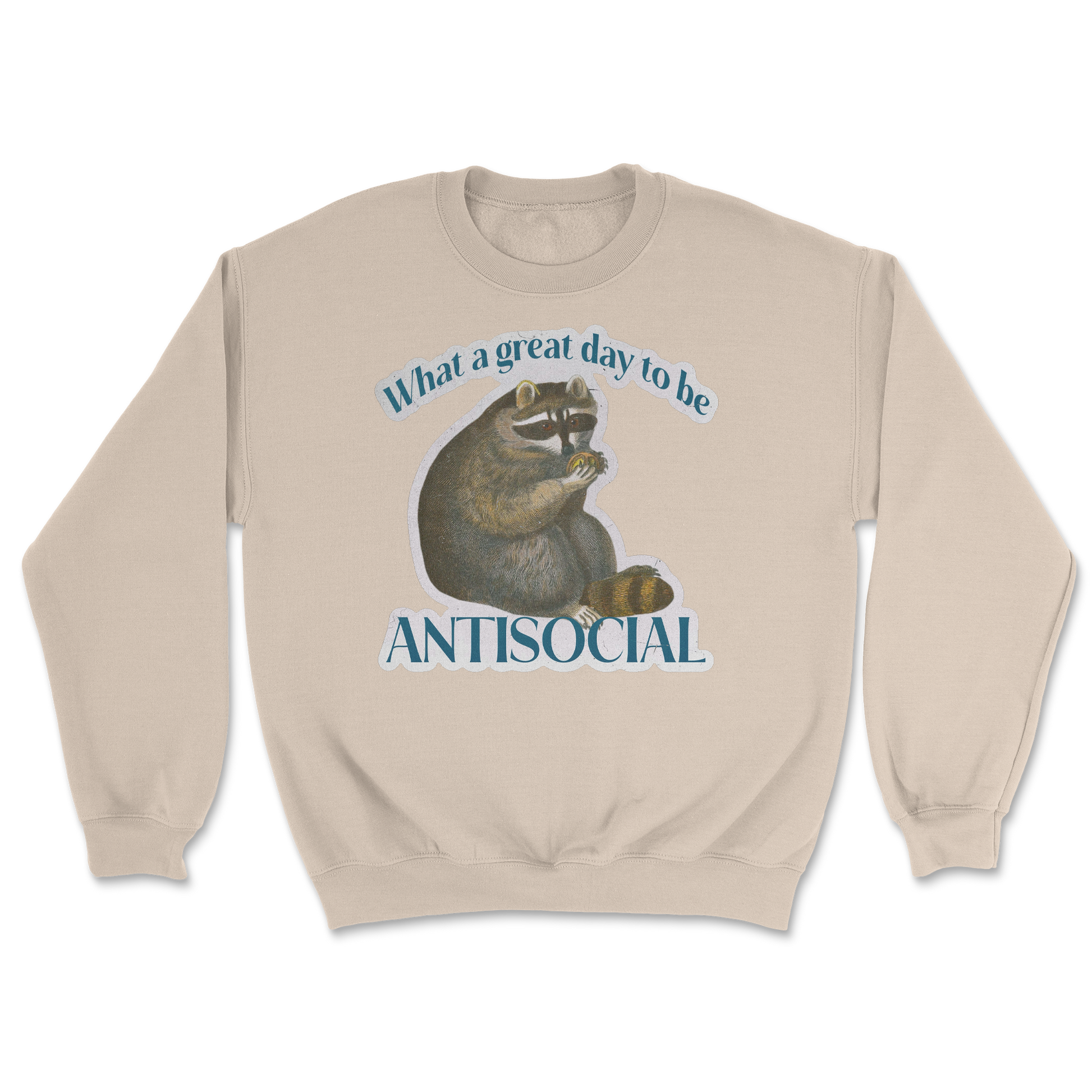 Heavy Blend Crew Neck Antisocial in Sand
