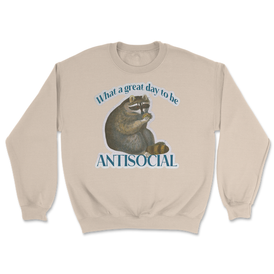 Heavy Blend Crew Neck Antisocial in Sand