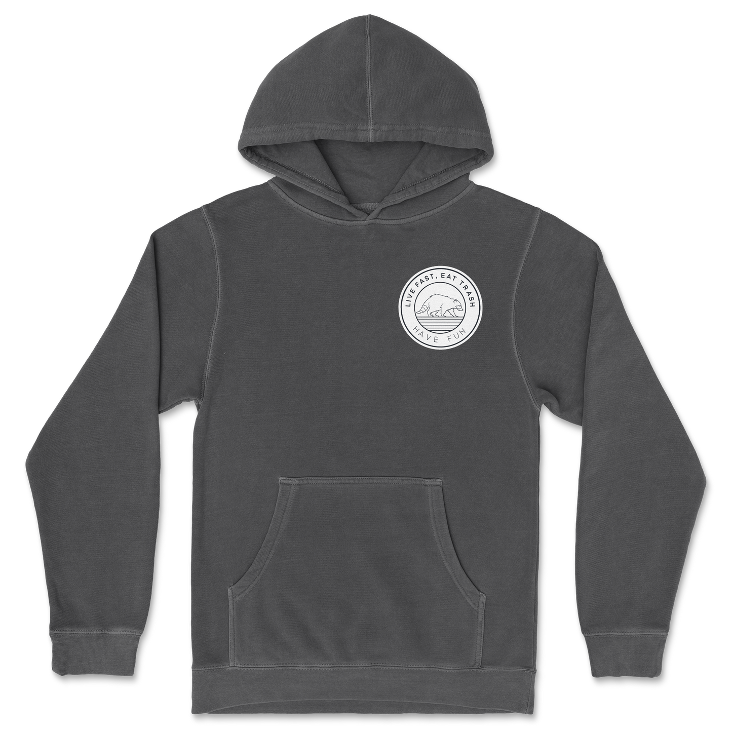 Independent Clothing Co. Hoodie Raccoon Logo in Black