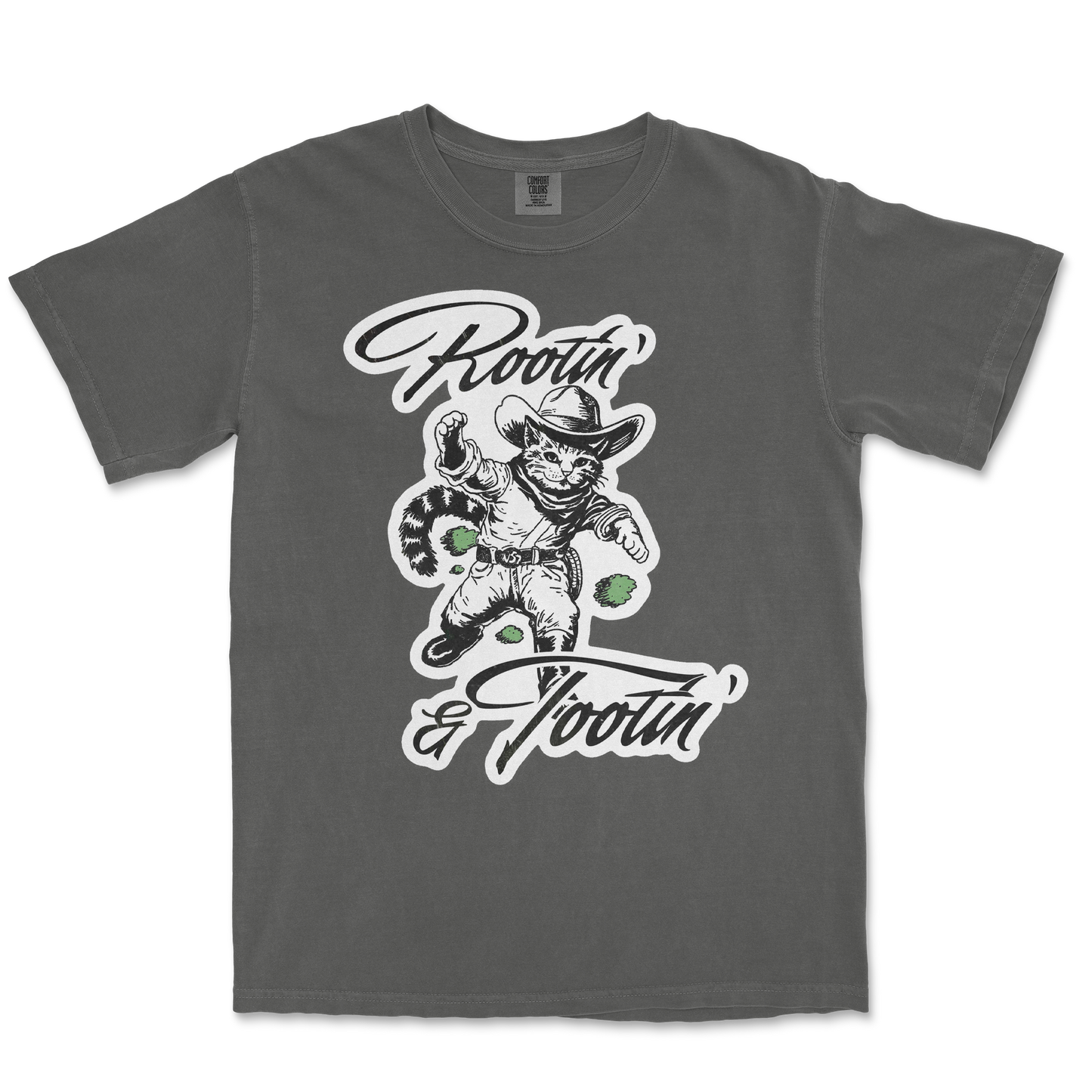 Comfort Colors T-Shirt Rootin Tootin in Pepper