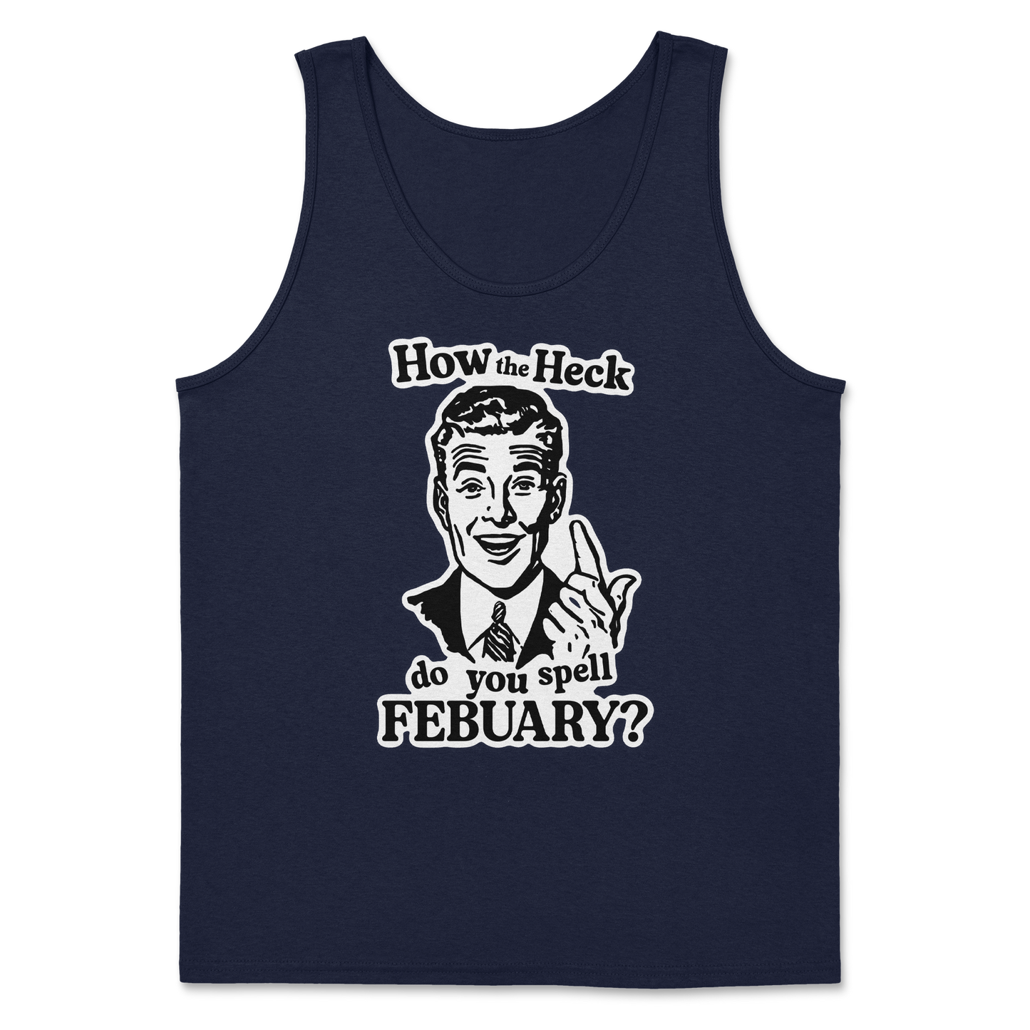 Heavy Blend Tank Top February in Navy