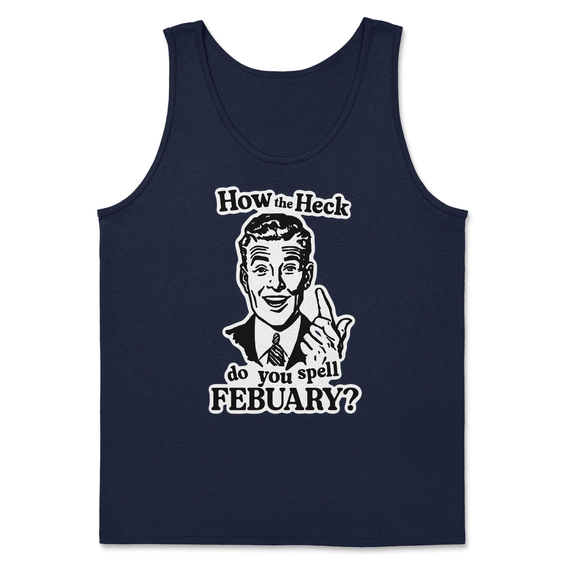 Heavy Blend Tank Top February in Navy