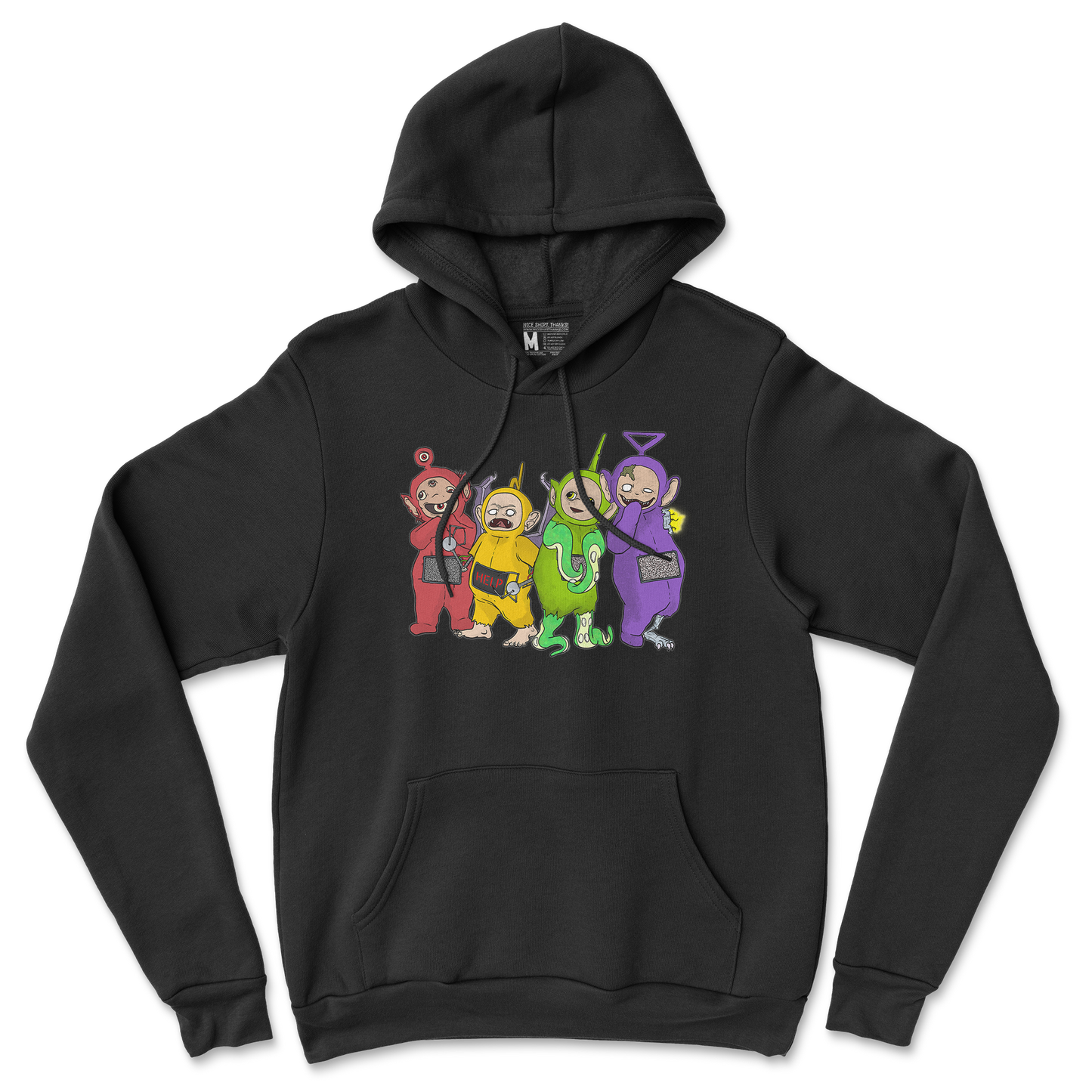 Gildan SoftStyle Hoodie Telatubbies in Back