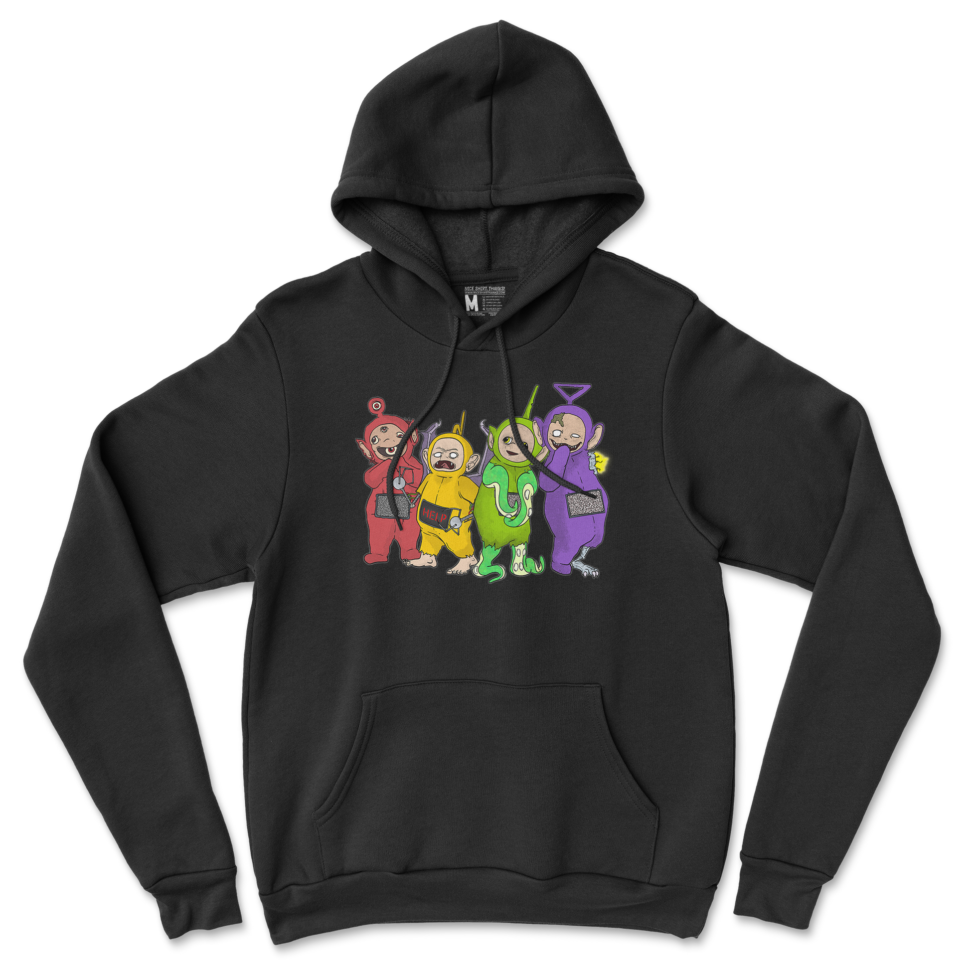 Gildan SoftStyle Hoodie Telatubbies in Back