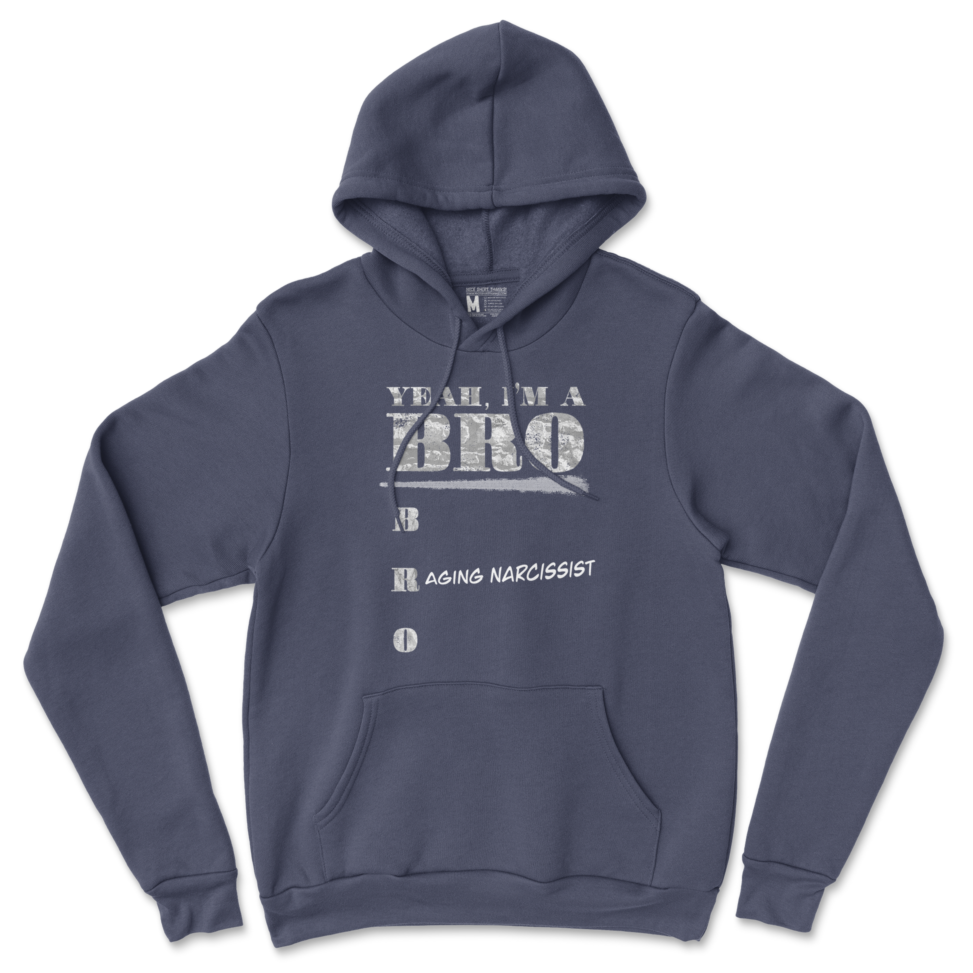 Gildan SoftStyle Hoodie Im Your Bro in Navy