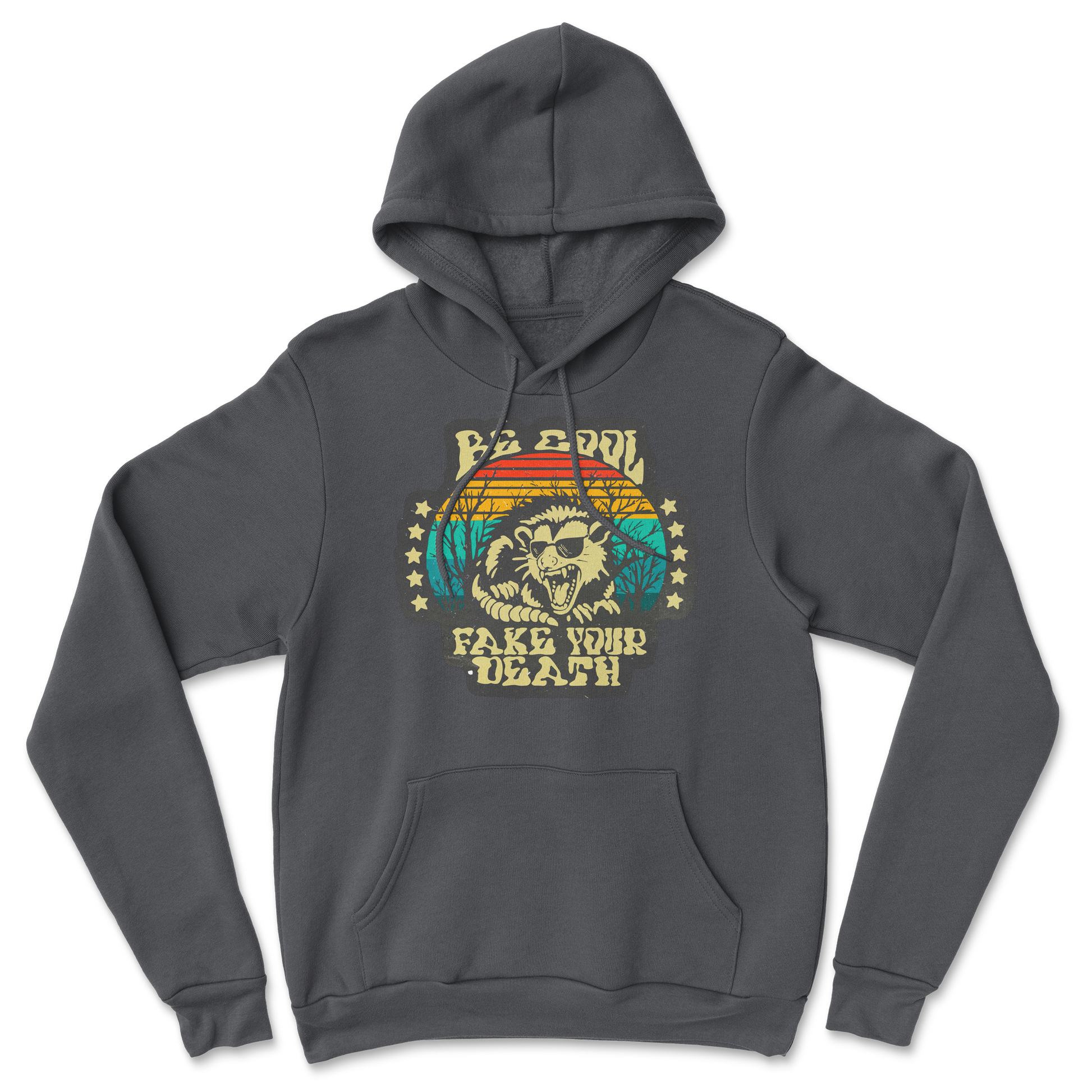 Heavy Blend Hoodie Fake Your Death in Black