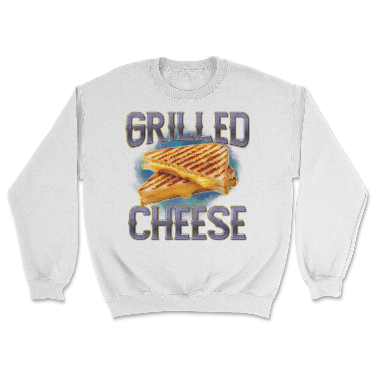 The Nice Shirt Crew Neck Grilled Cheese in White
