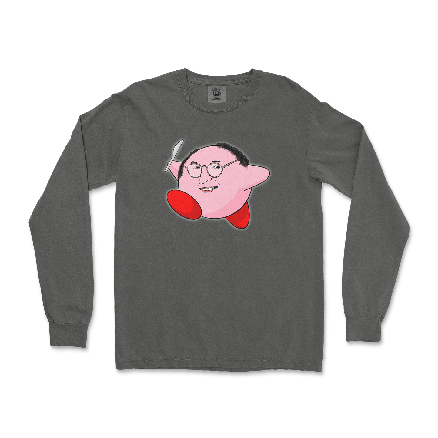 Comfort Colors Long Sleeve Kirby George in Pepper