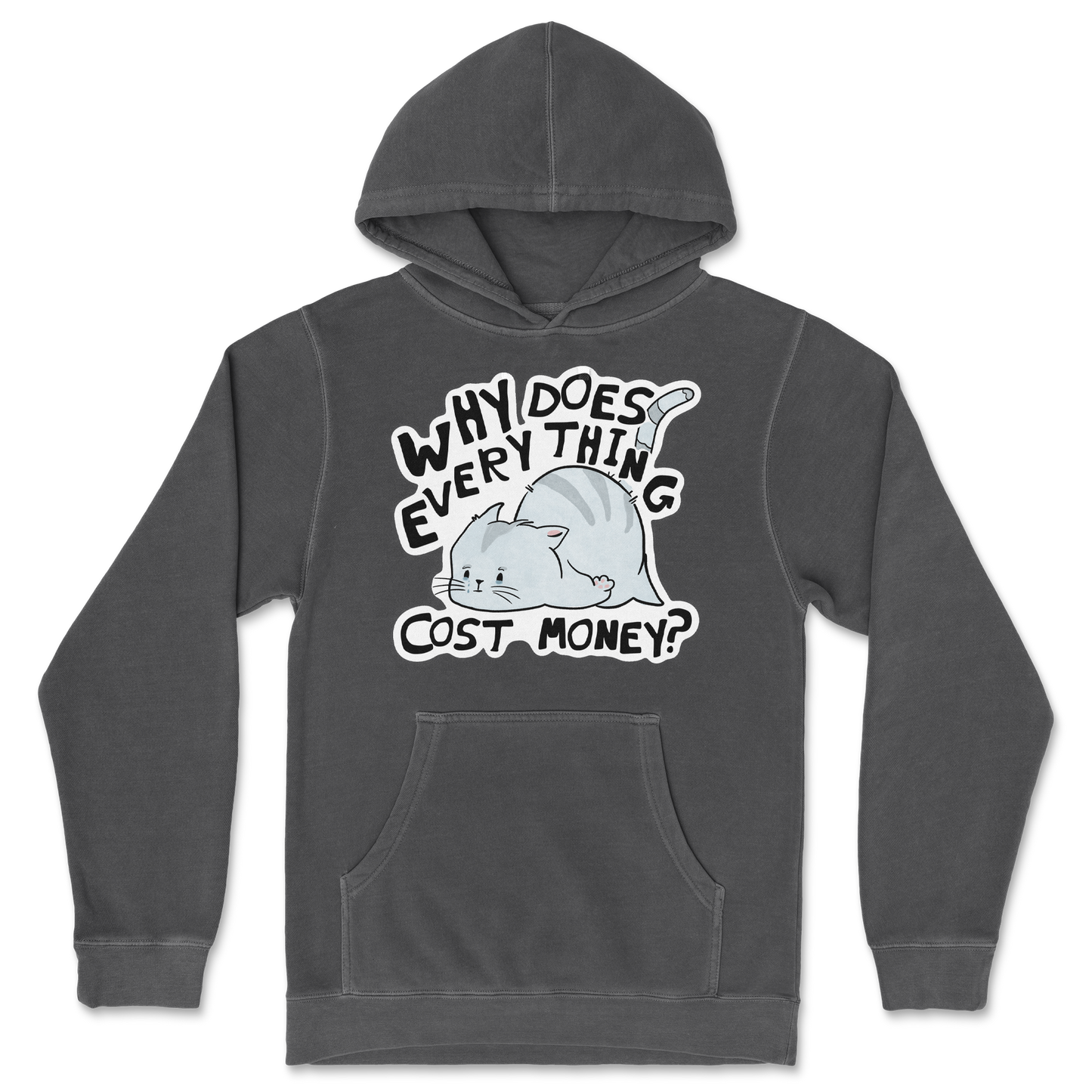 Independent Clothing Co. Hoodie Broke Cat in Black