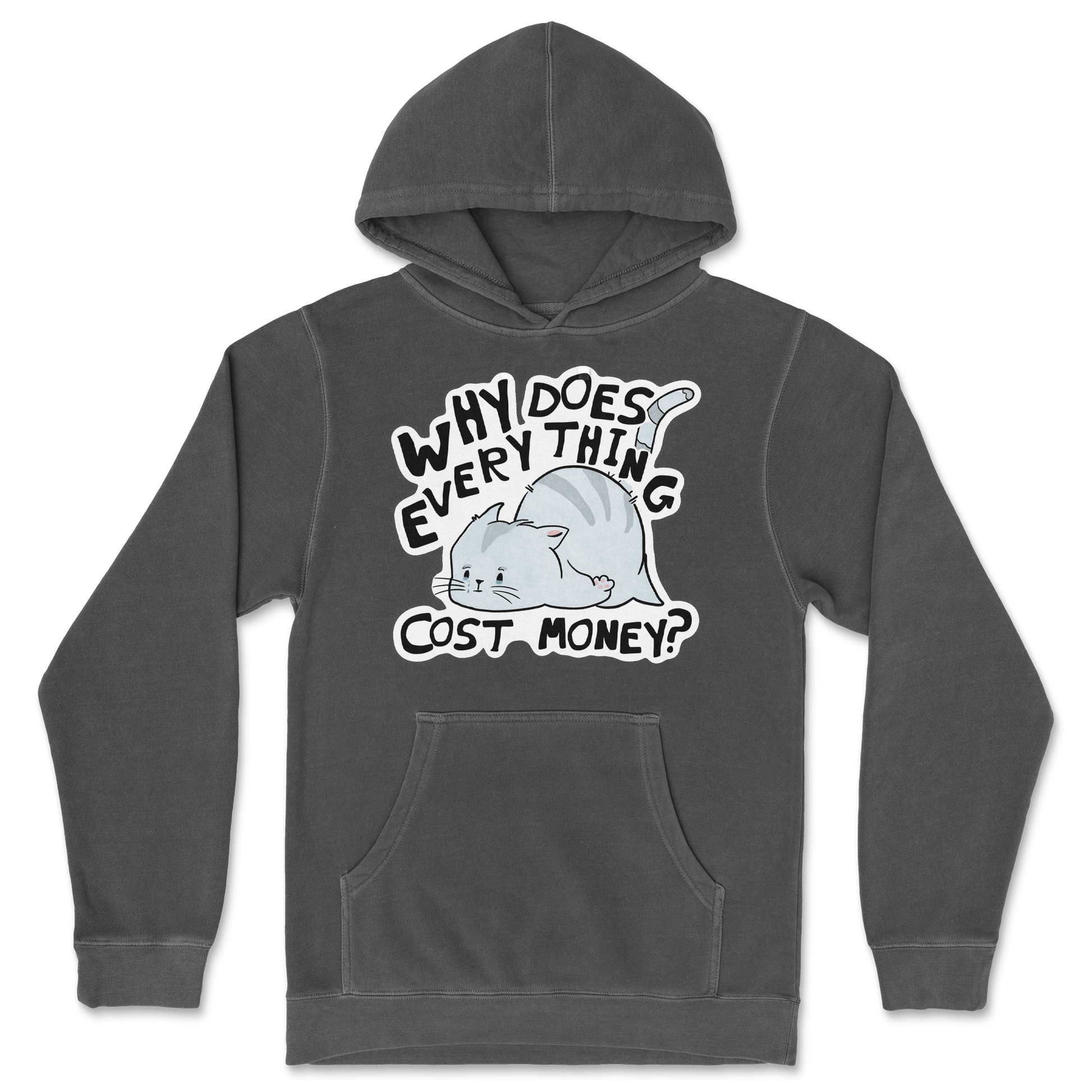 Independent Clothing Co. Hoodie Broke Cat in Black
