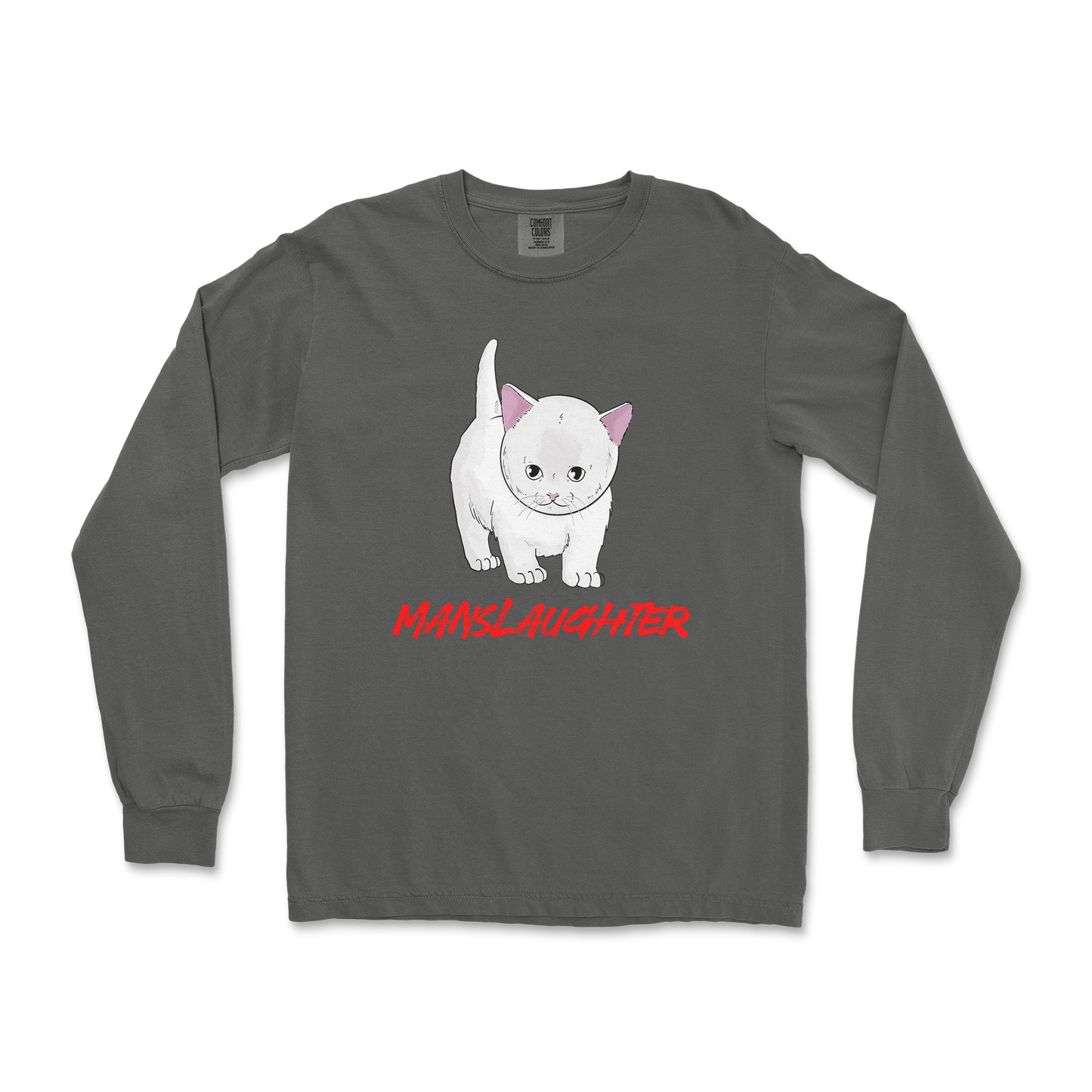 Comfort Colors Long Sleeve Manslaughter in Pepper