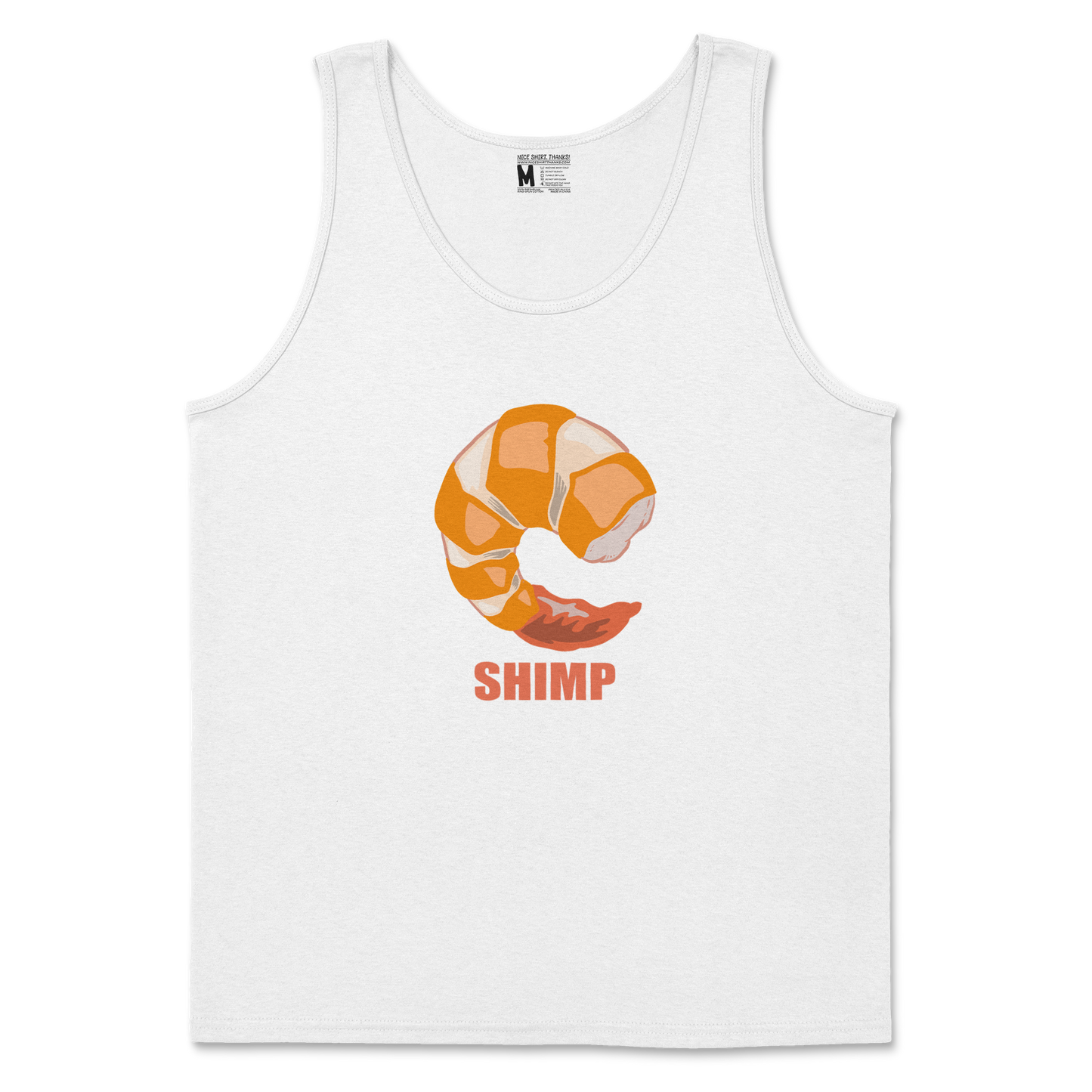 Gildan SoftStyle Tank Top Shimp in White
