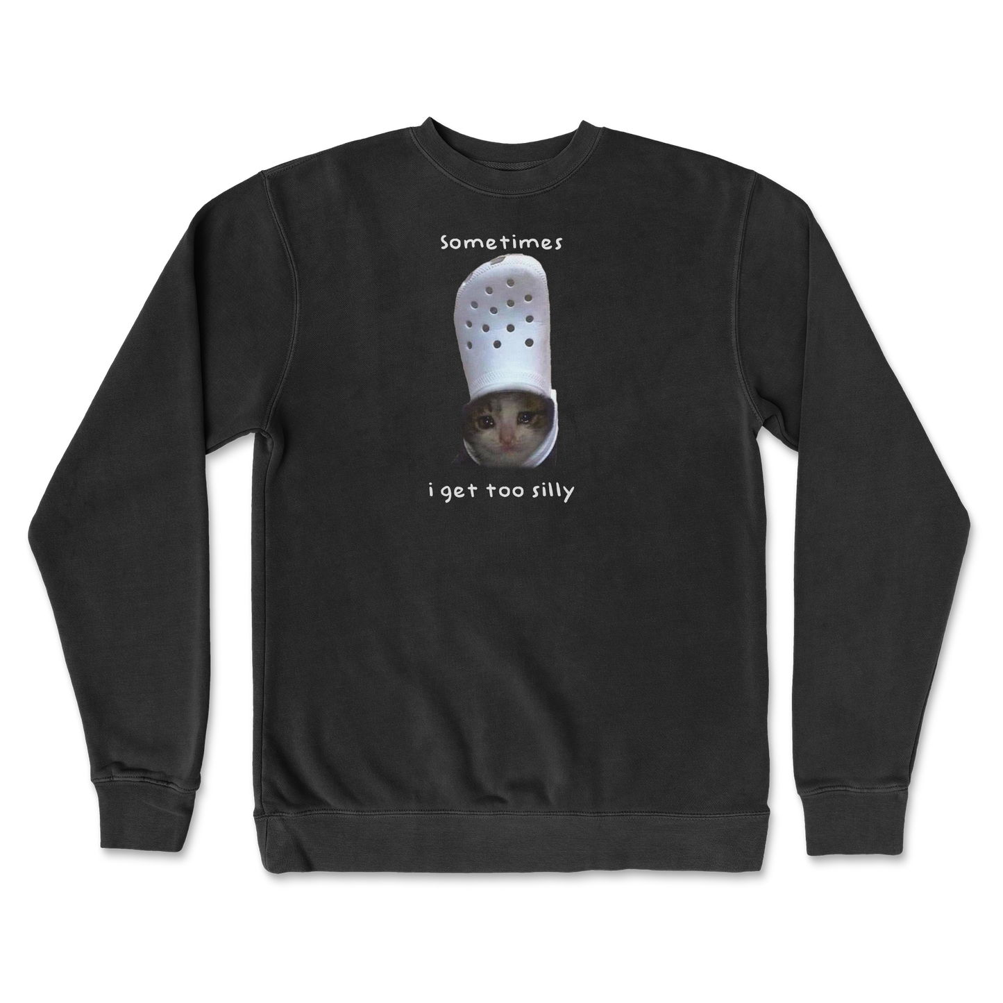 Independent Clothing Co. Crew Neck Got Too Silly in Black