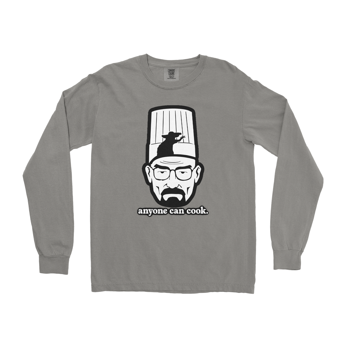 Comfort Colors Long Sleeve Everyone Can Cook in Grey