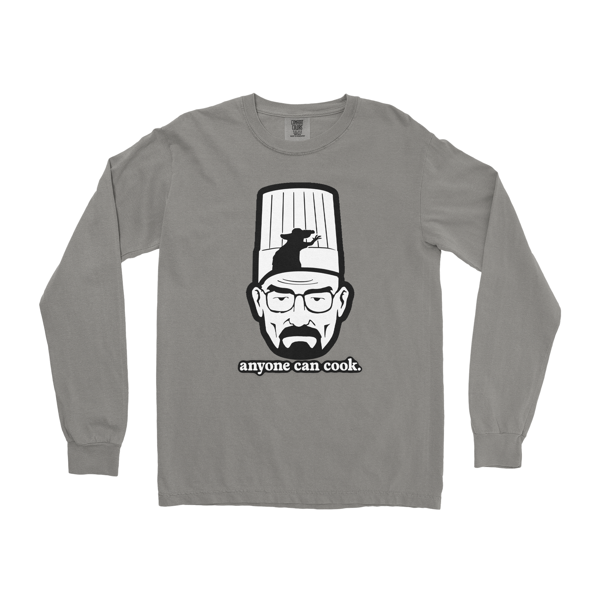 Comfort Colors Long Sleeve Everyone Can Cook in Grey