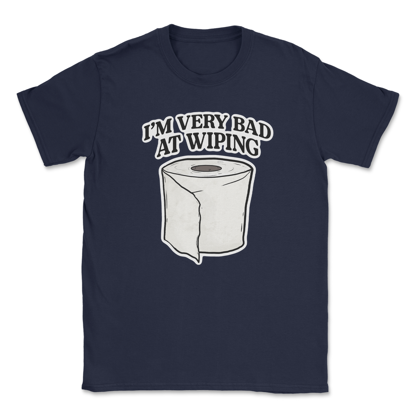 Heavy Blend T-Shirt Bad Wiper in Navy