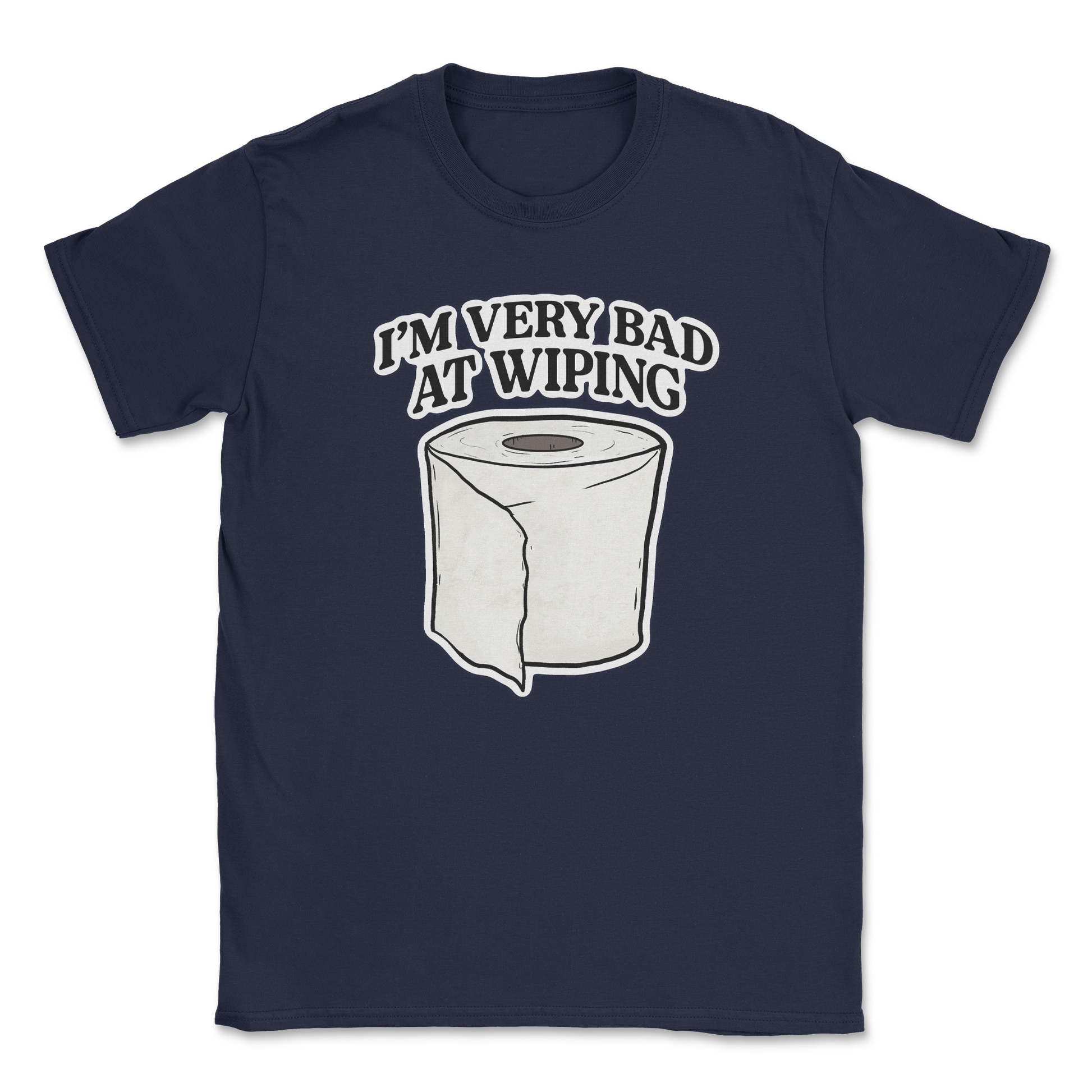 Heavy Blend T-Shirt Bad Wiper in Navy