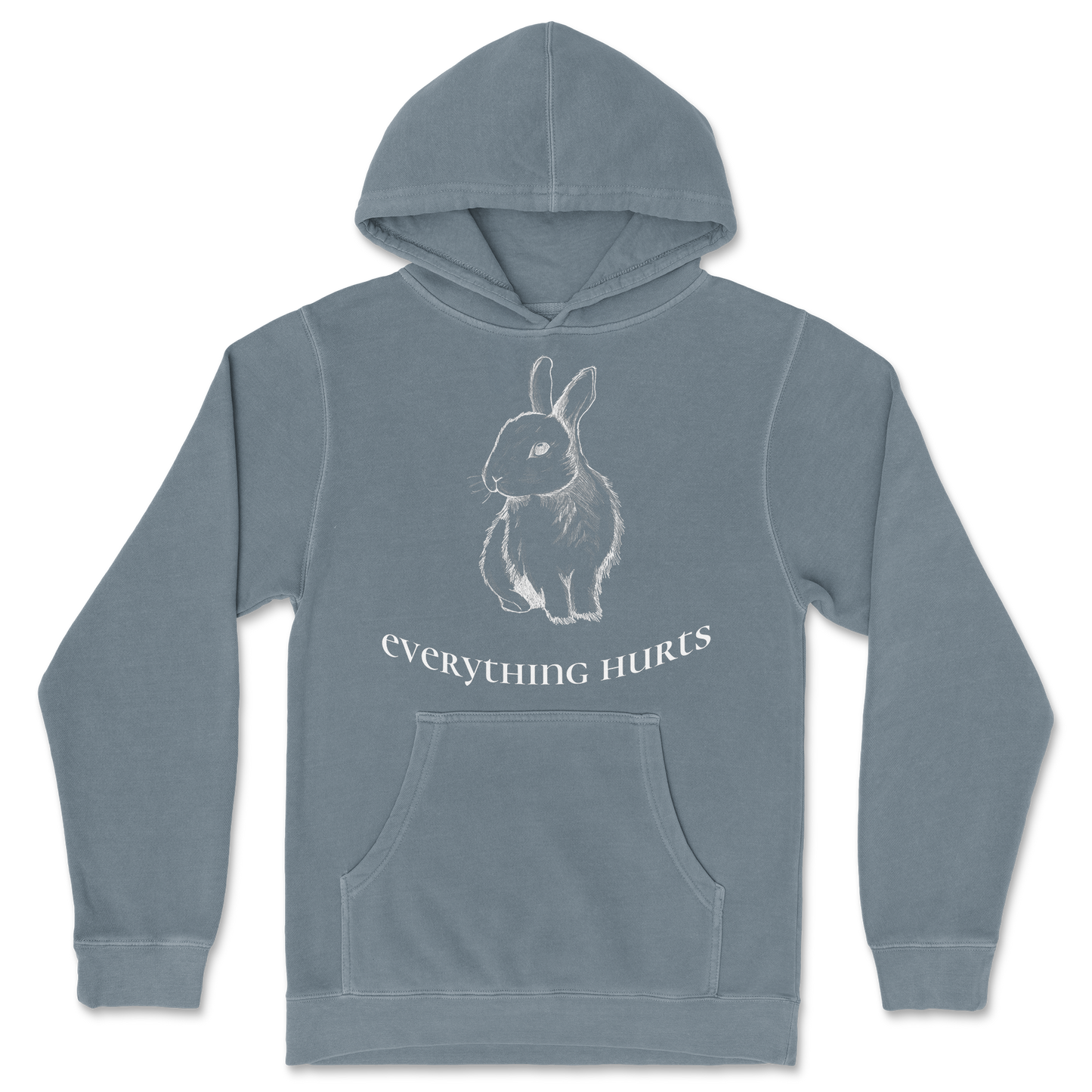 Independent Clothing Co. Hoodie Everything Hurts in BlueMagic