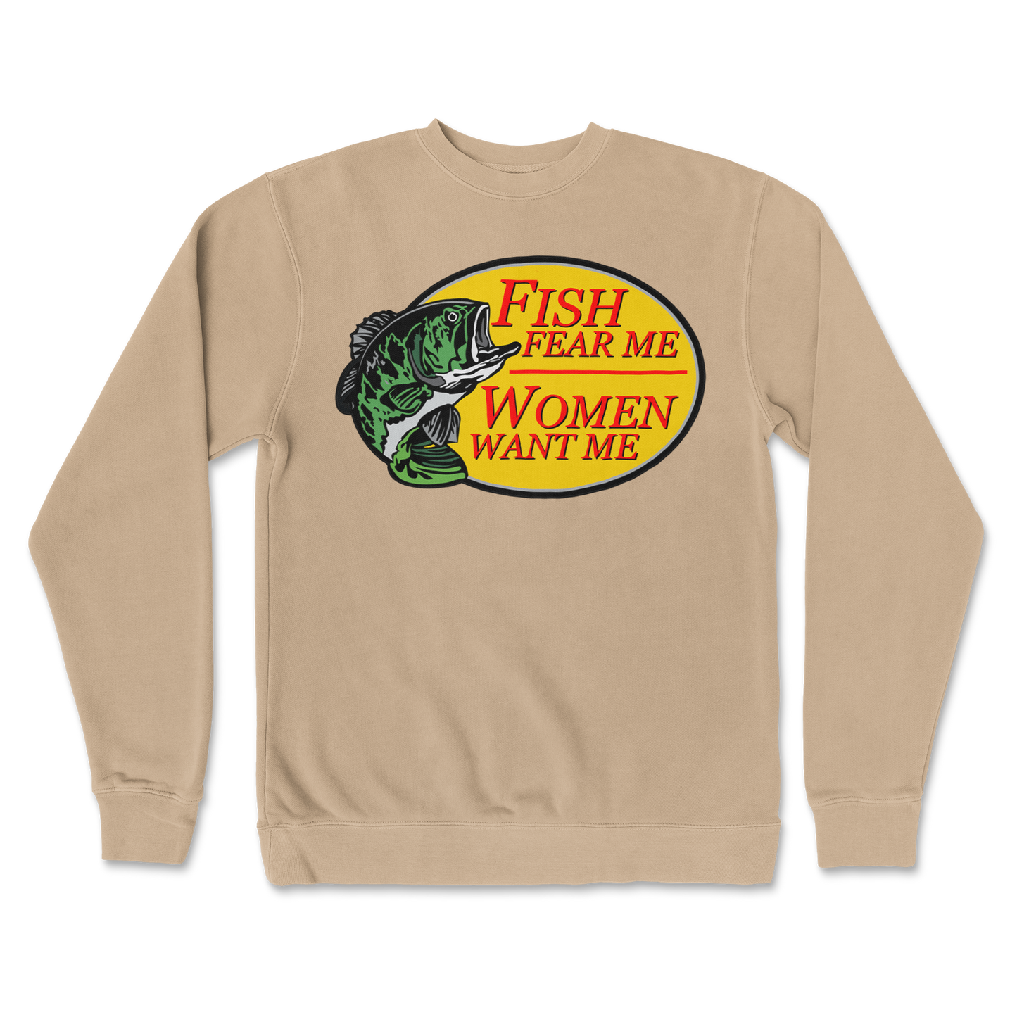 Independent Clothing Co. Crew Neck For The Fishermen in Sandstone