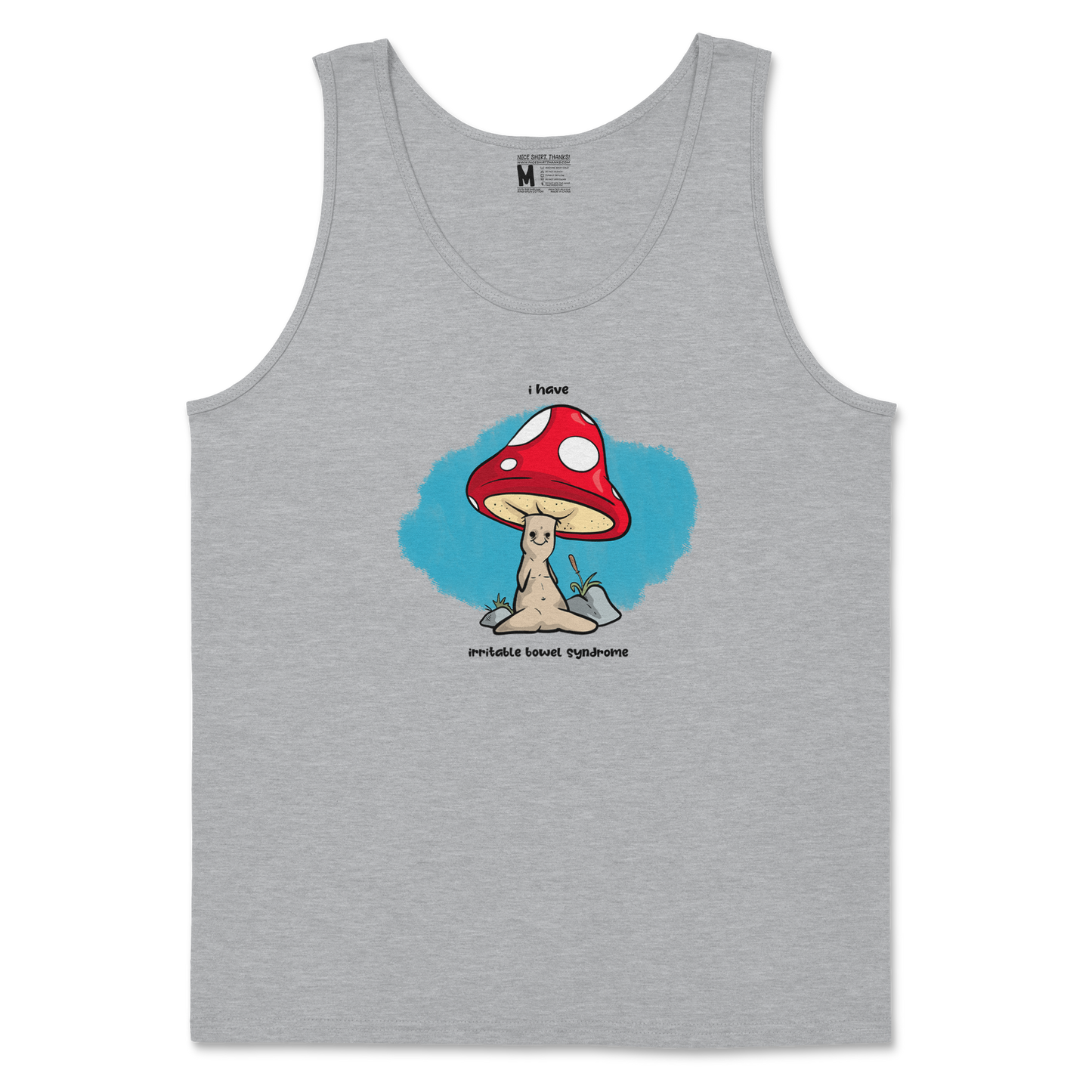 Gildan SoftStyle Tank Top IBS in Sports Grey