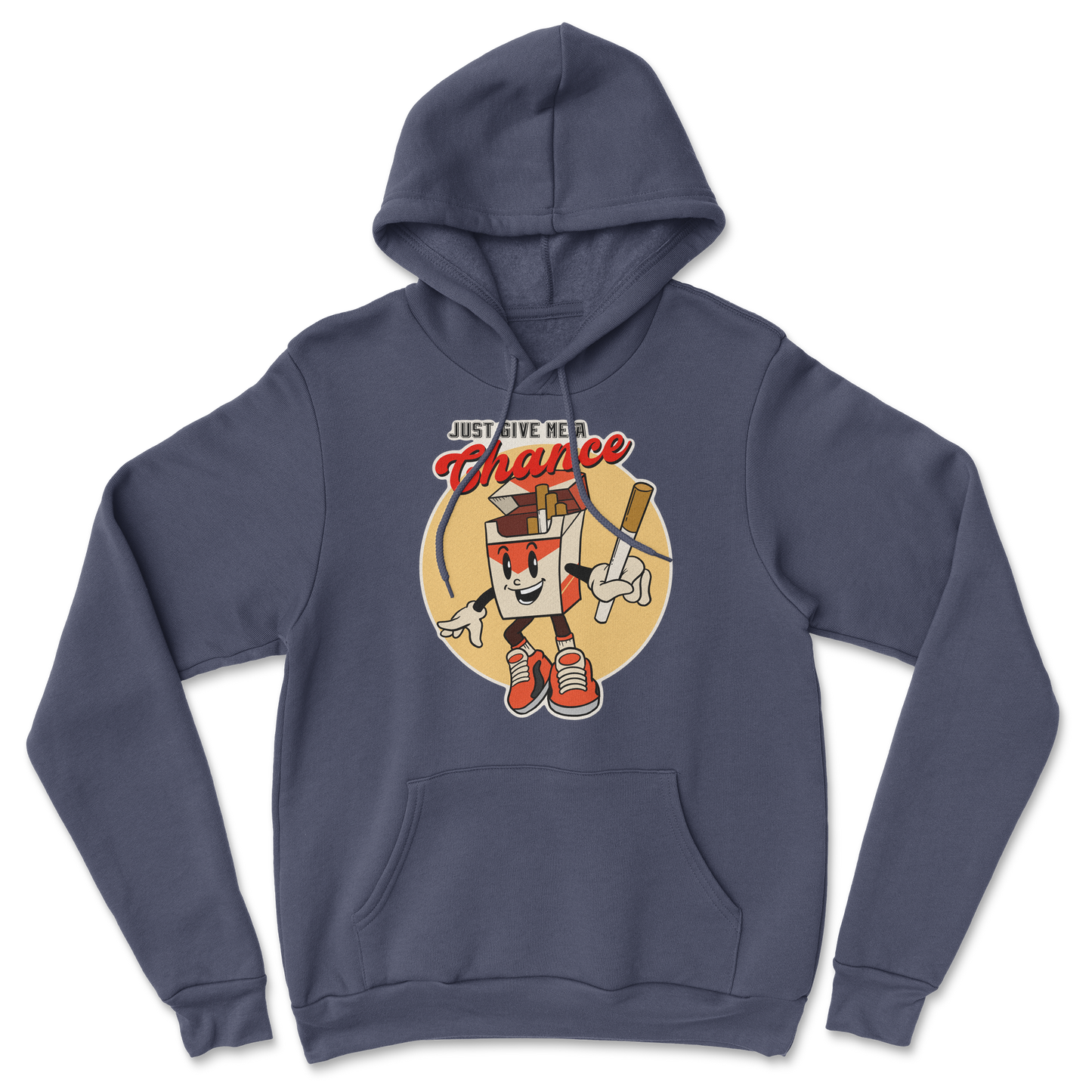 Heavy Blend Hoodie Vintage Cigarette in Navy