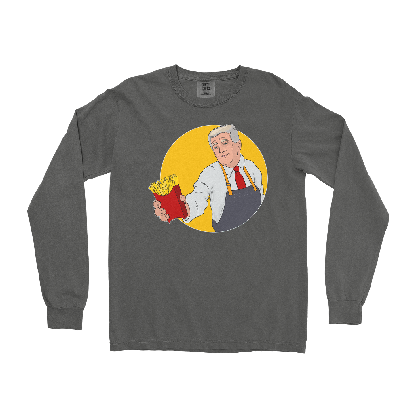 Comfort Colors Long Sleeve McTrump in Pepper