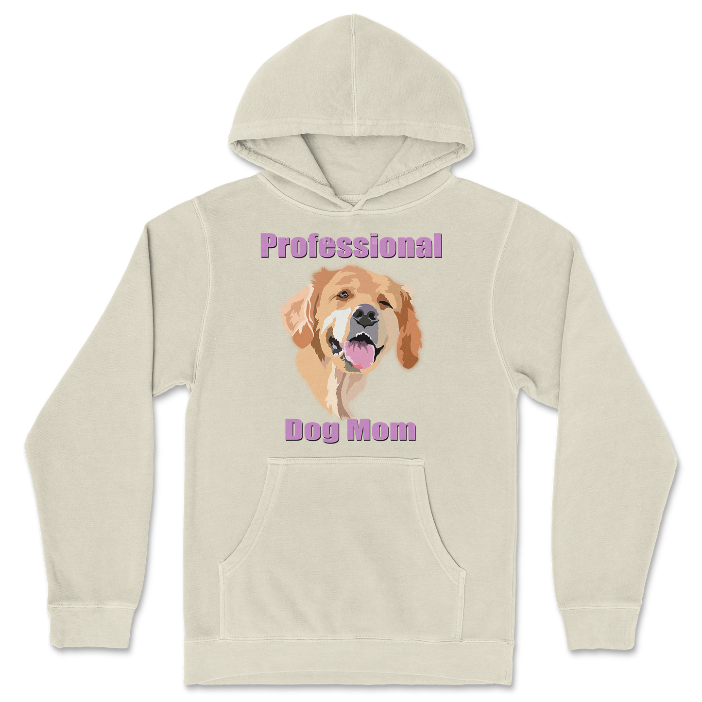 Independent Clothing Co. Hoodie Dog Mom in Ivory