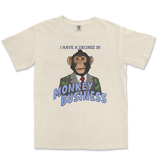 Comfort Colors T-Shirt Monkey Business in Ivory