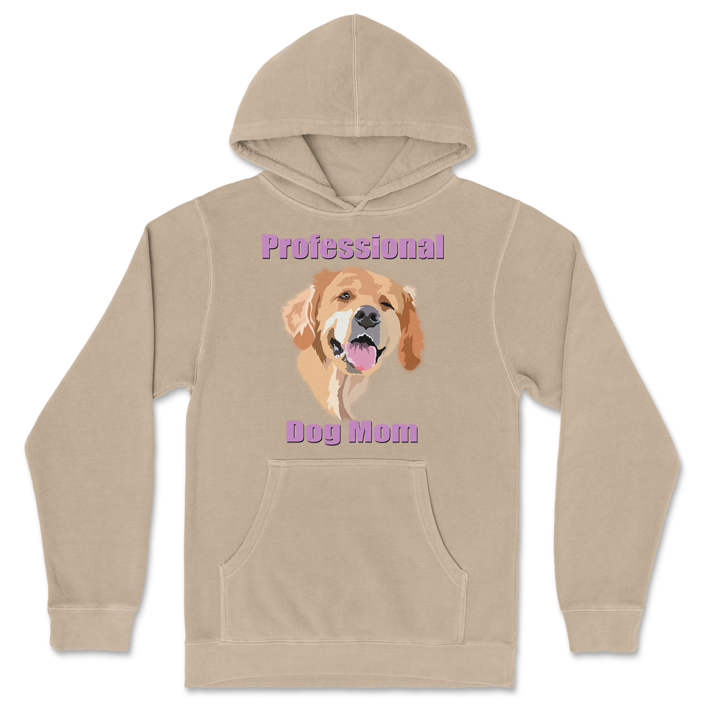 Independent Clothing Co. Hoodie Dog Mom in Sandstone