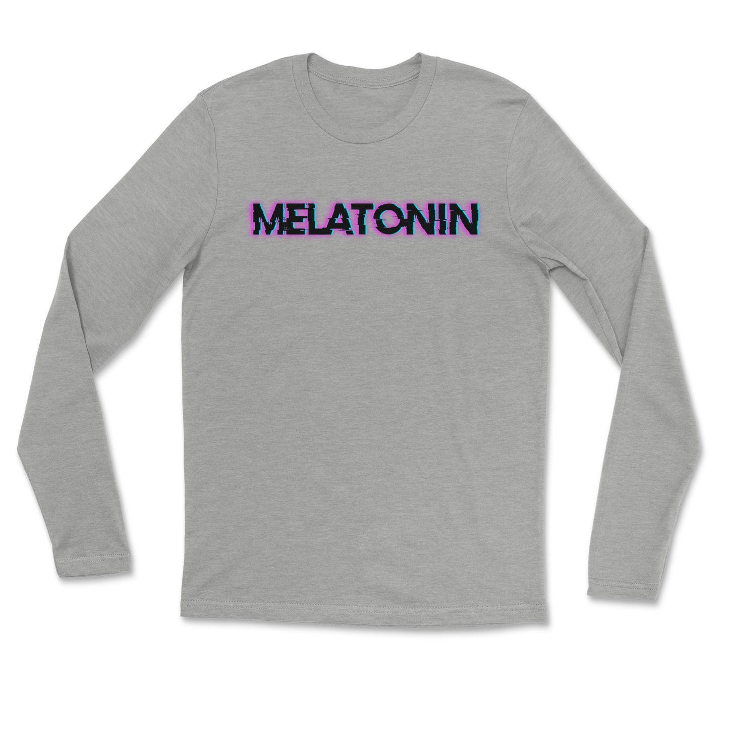 Heavy Blend Long Sleeve Melatonin in Grey Heather