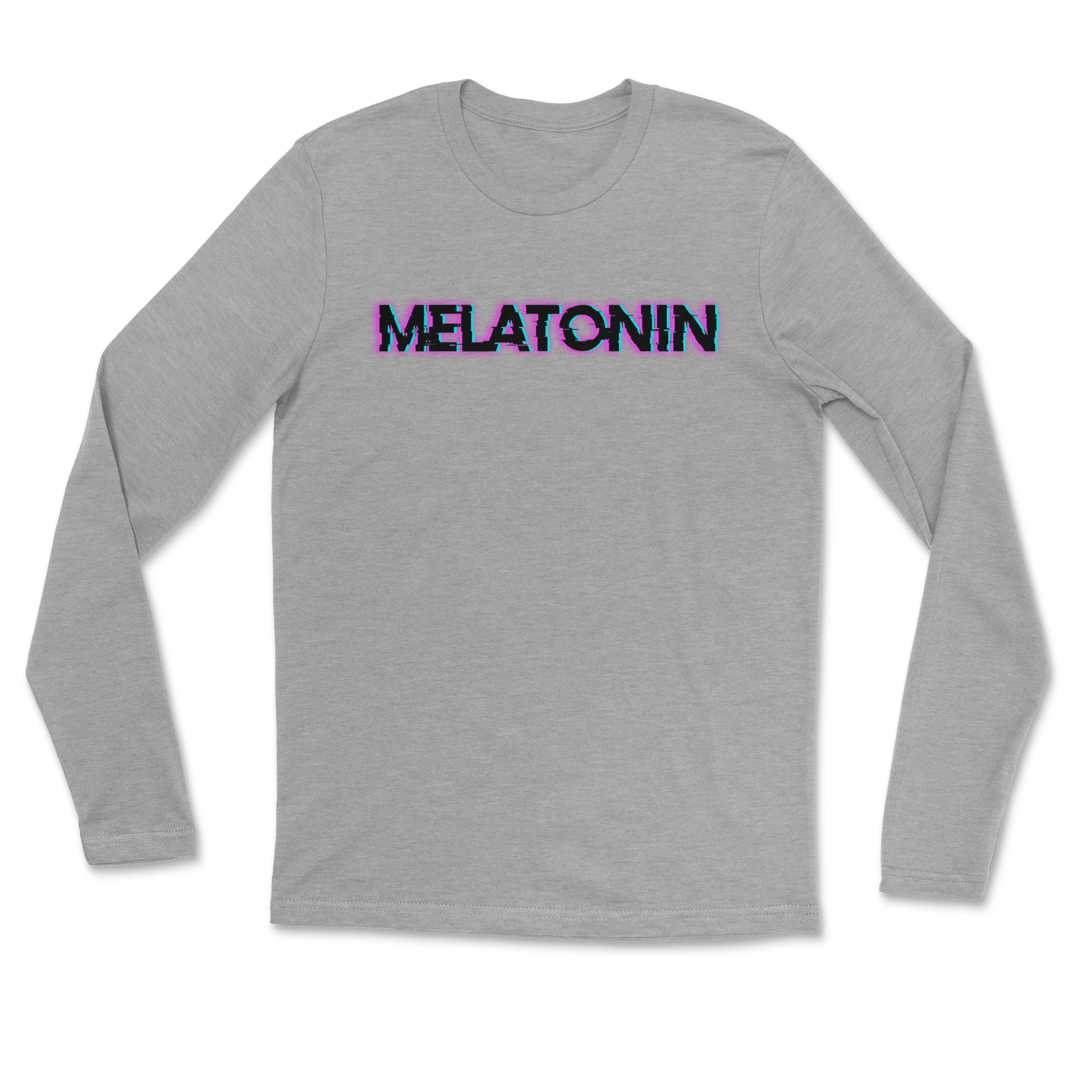 Heavy Blend Long Sleeve Melatonin in Grey Heather