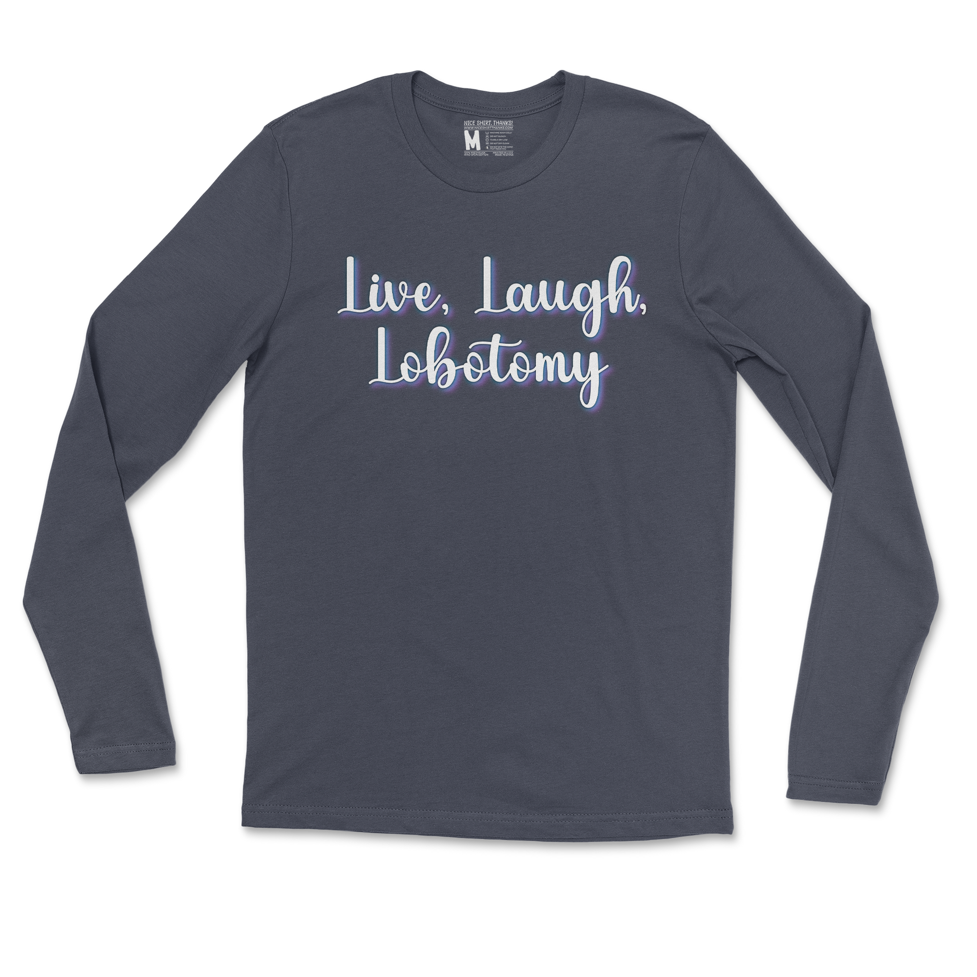 Gildan SoftStyle Long Sleeve in Navy