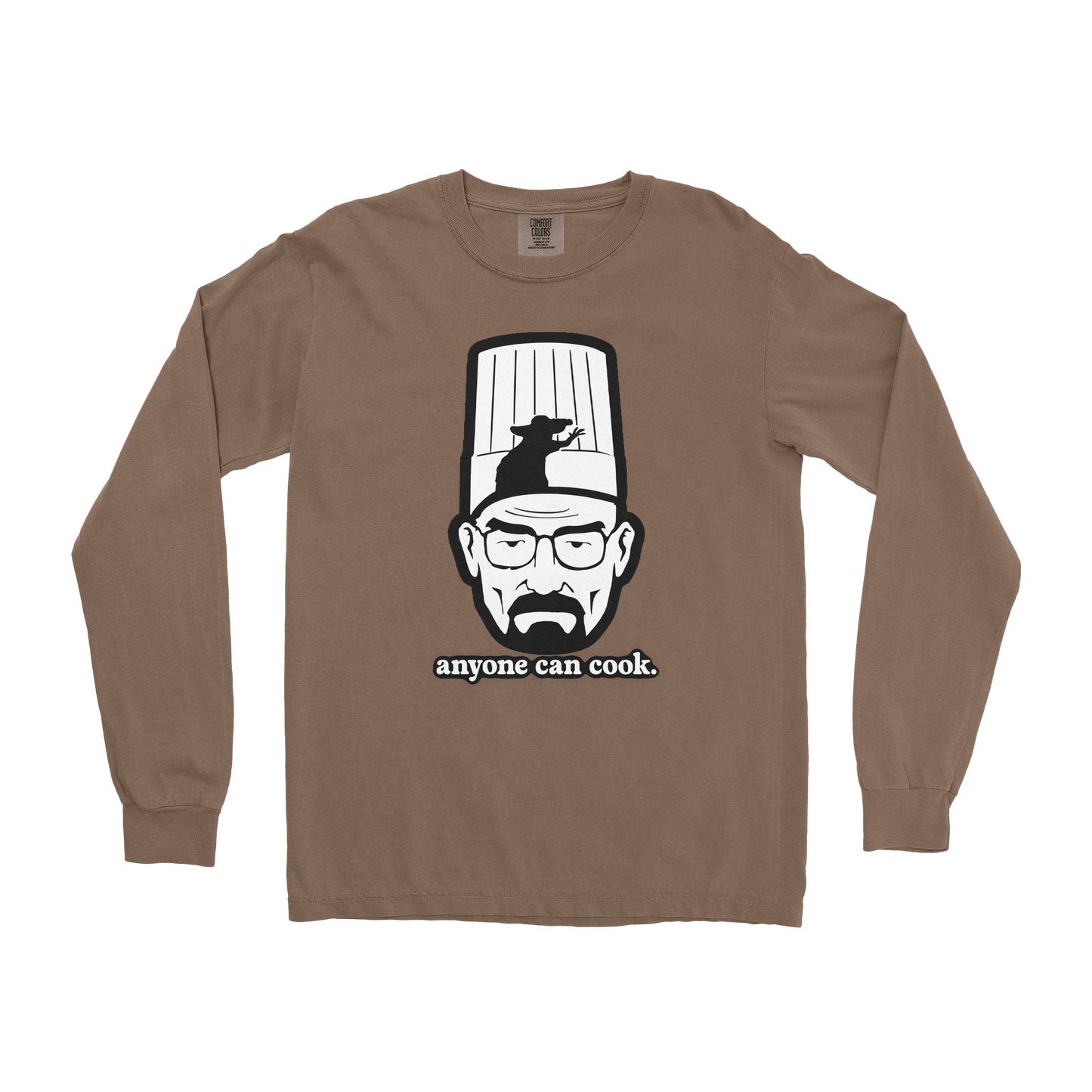 Comfort Colors Long Sleeve Everyone Can Cook in Espresso