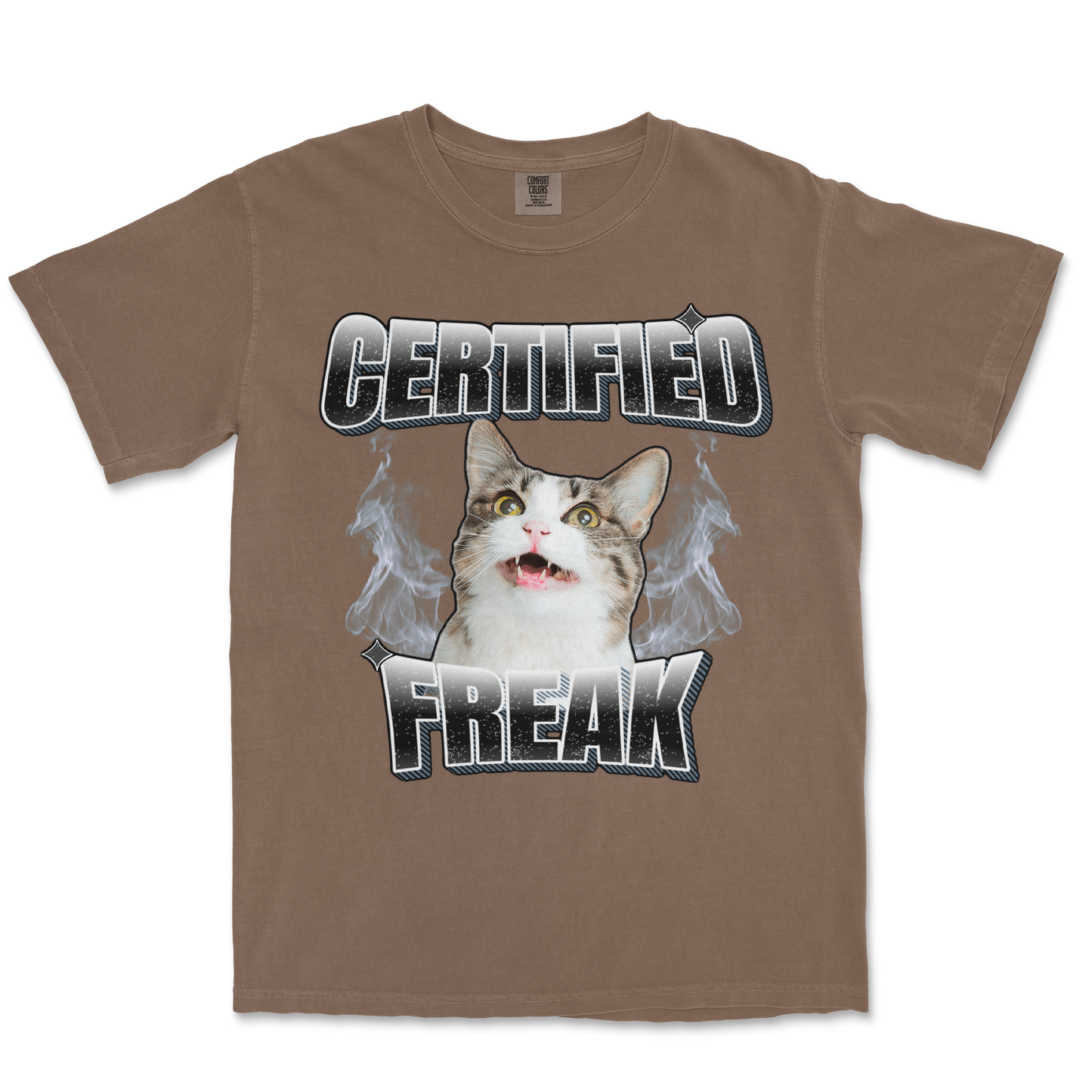 Comfort Colors T-Shirt Freaky in Espresso