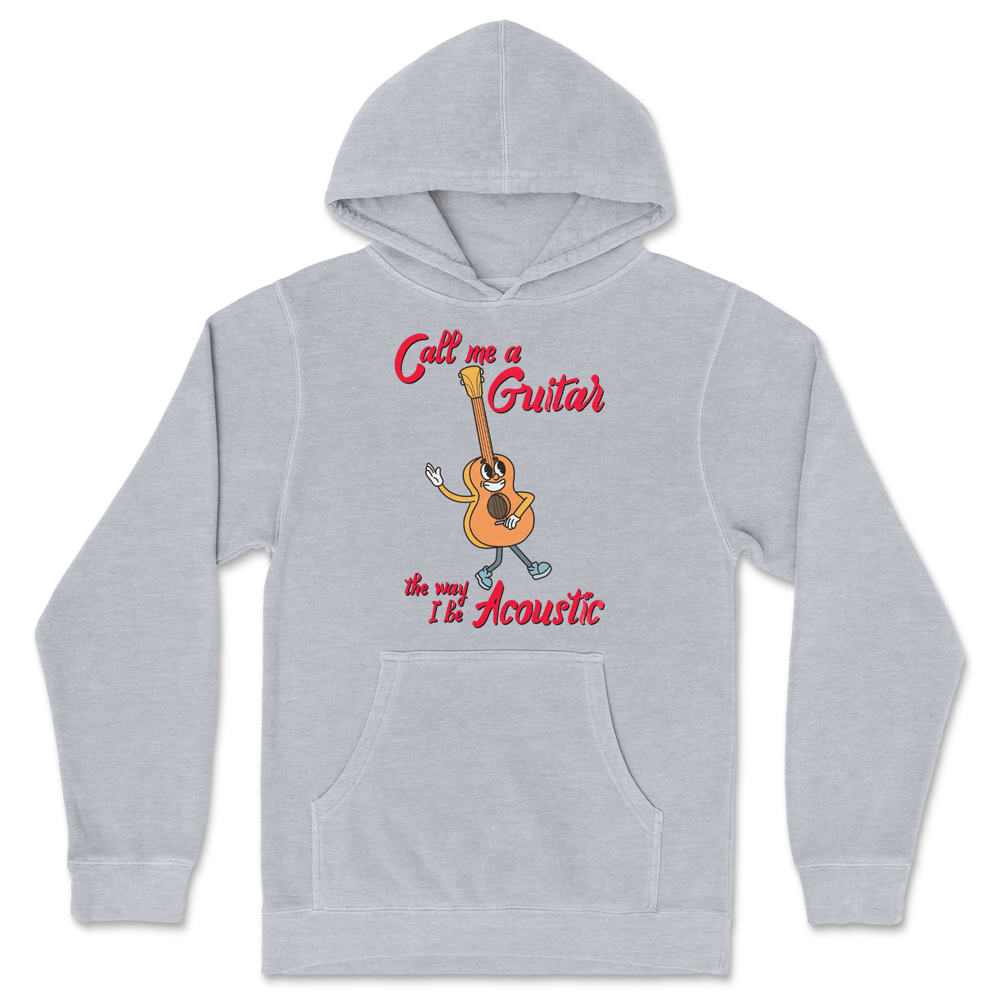 Independent Clothing Co. Hoodie I Do Be Acoustic  in Grey-Heather
