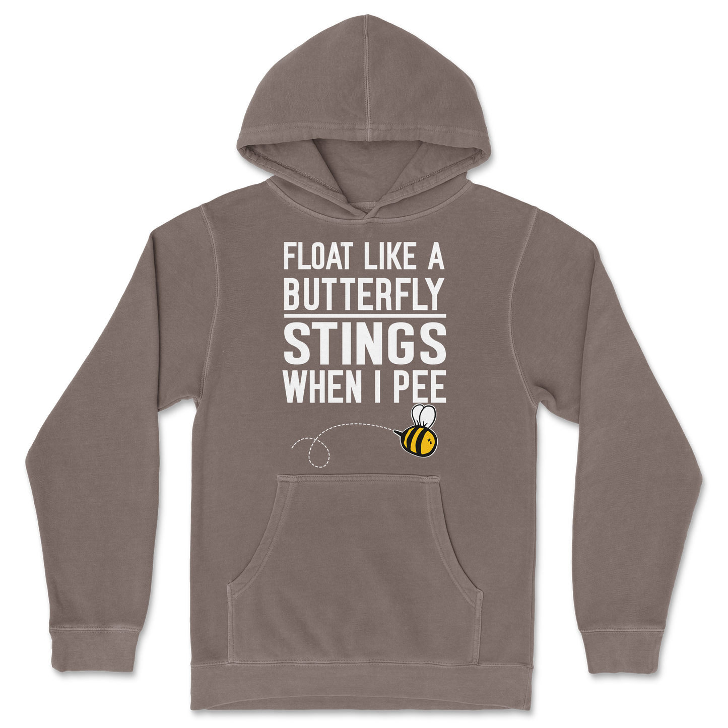 Independent Clothing Co. Hoodie Stings When I Pee in Clay
