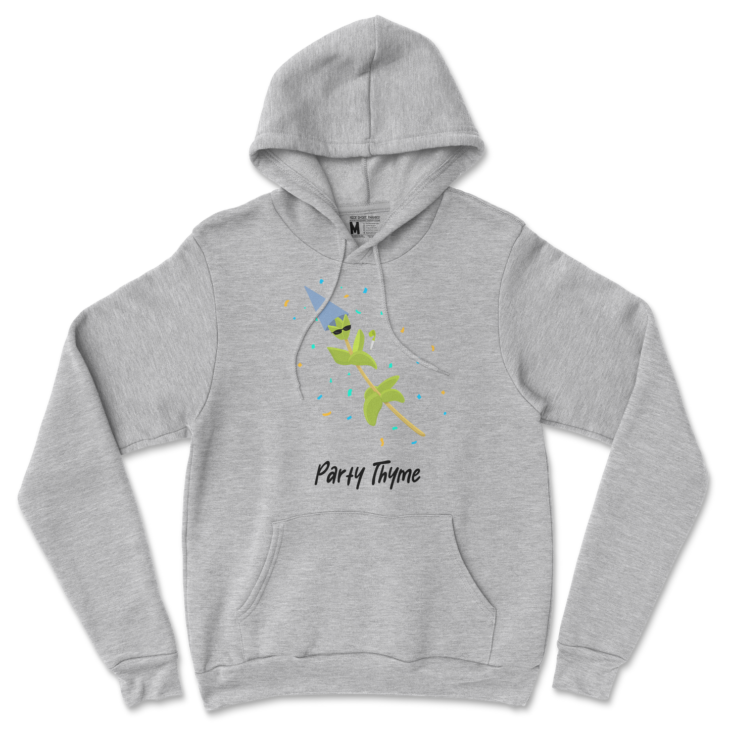 Gildan SoftStyle Hoodie Party Thyme in Sports Grey