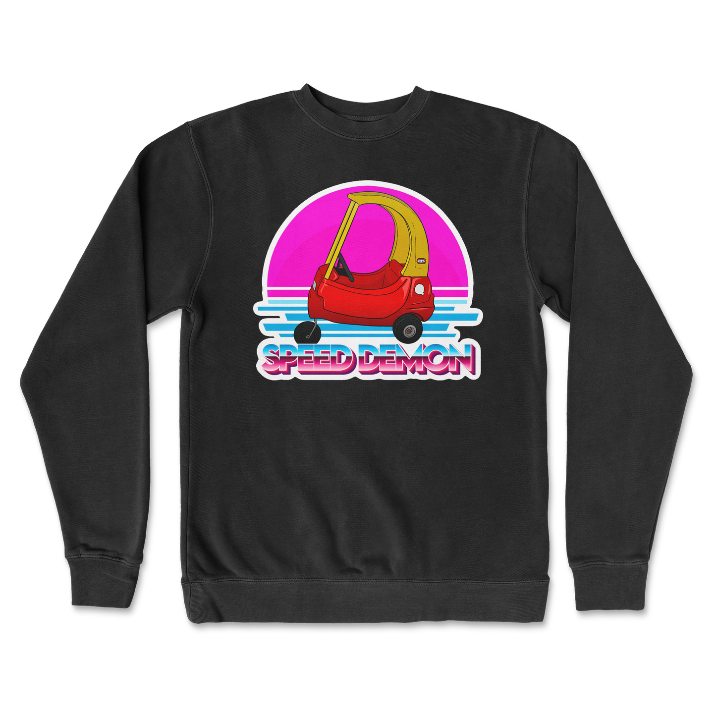 Independent Clothing Co. Crew Neck Speed Demon in Black