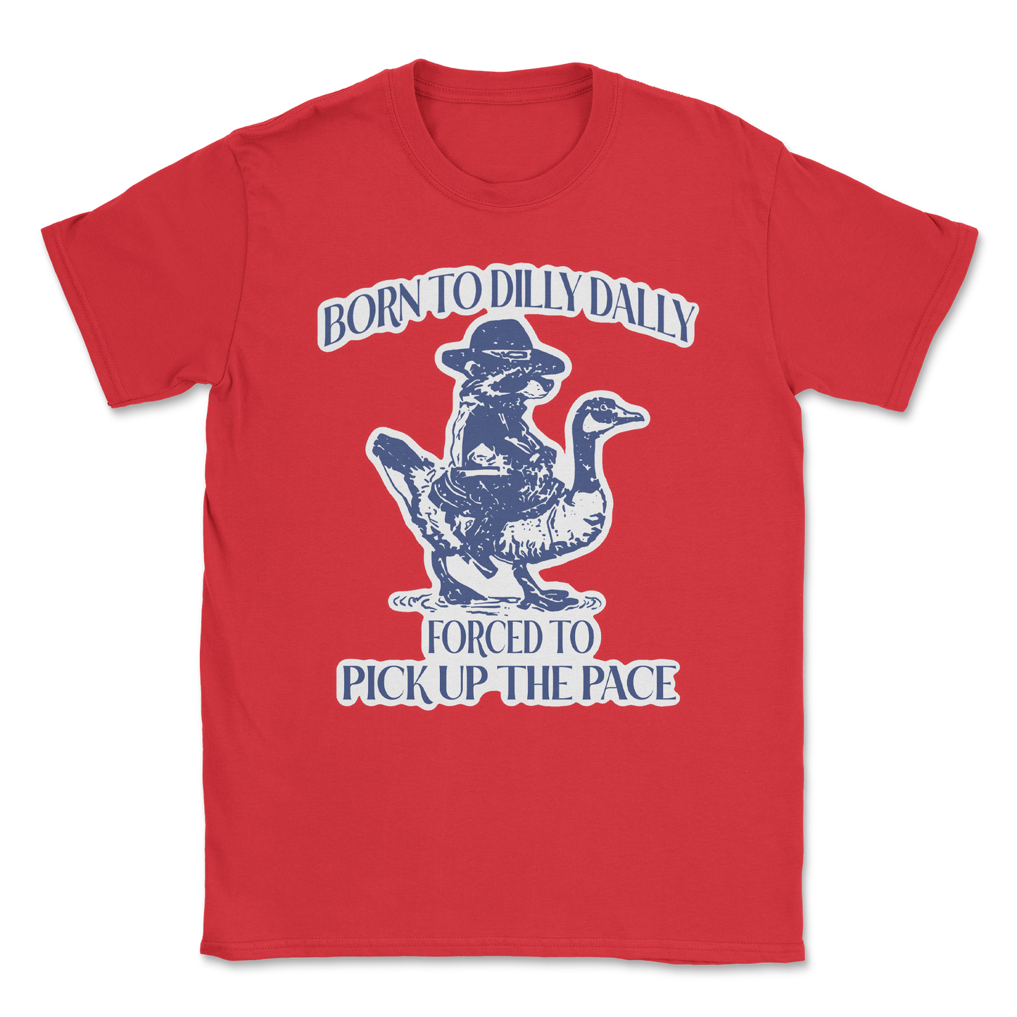 Heavy Blend T-Shirt Dilly Dally in Red