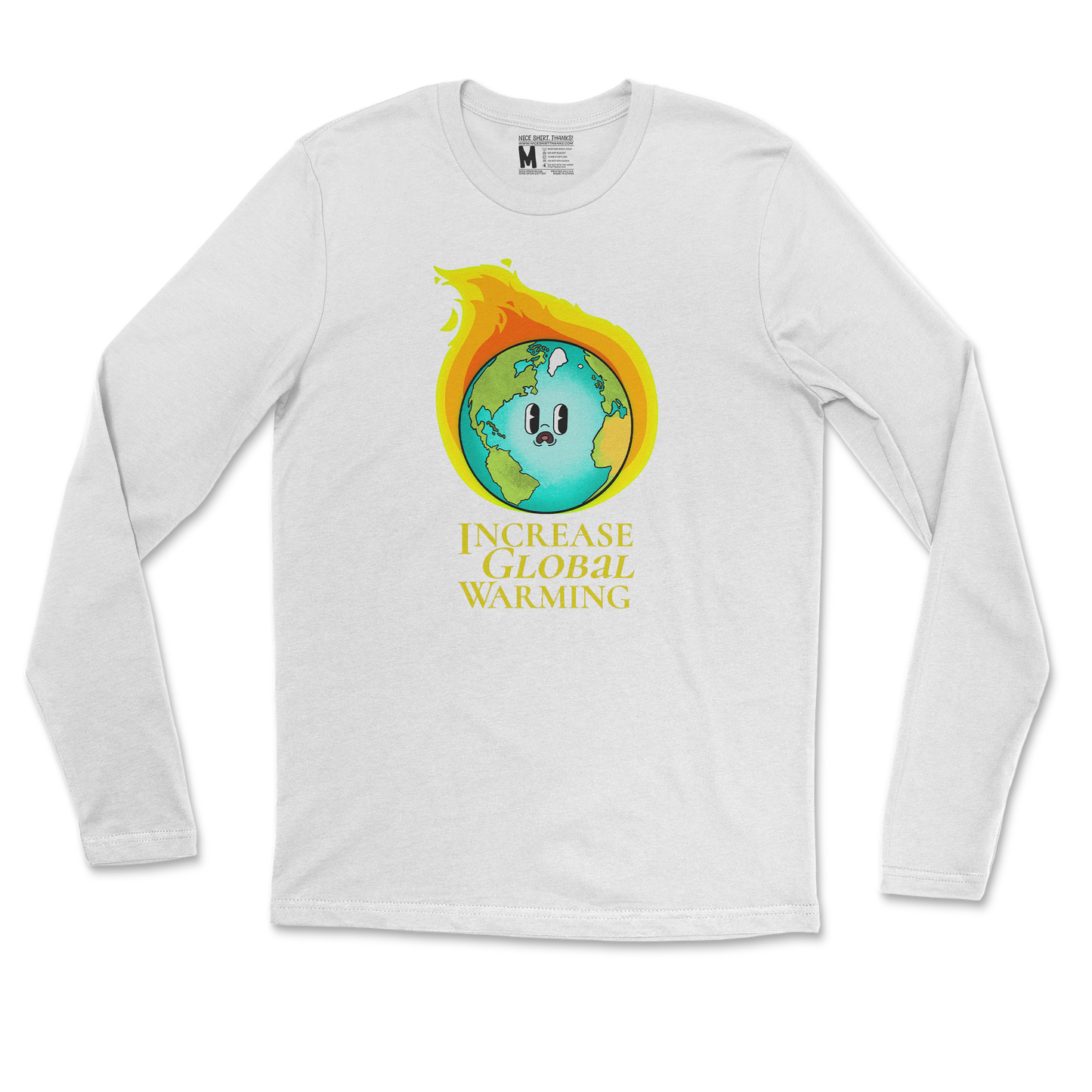 Gildan SoftStyle Long Sleeve in White