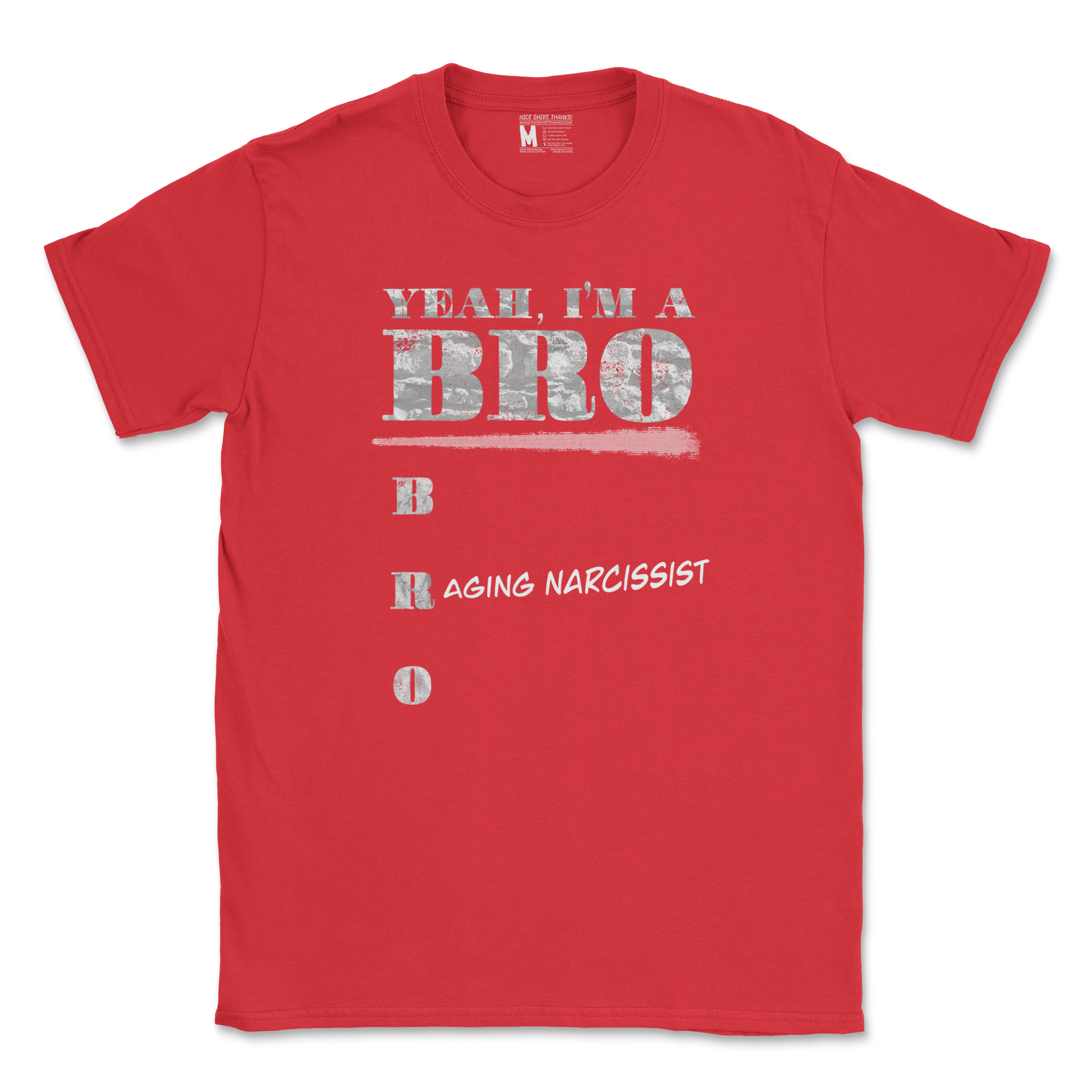 Gildan SoftStyle T-Shirt Im Your Bro in Red