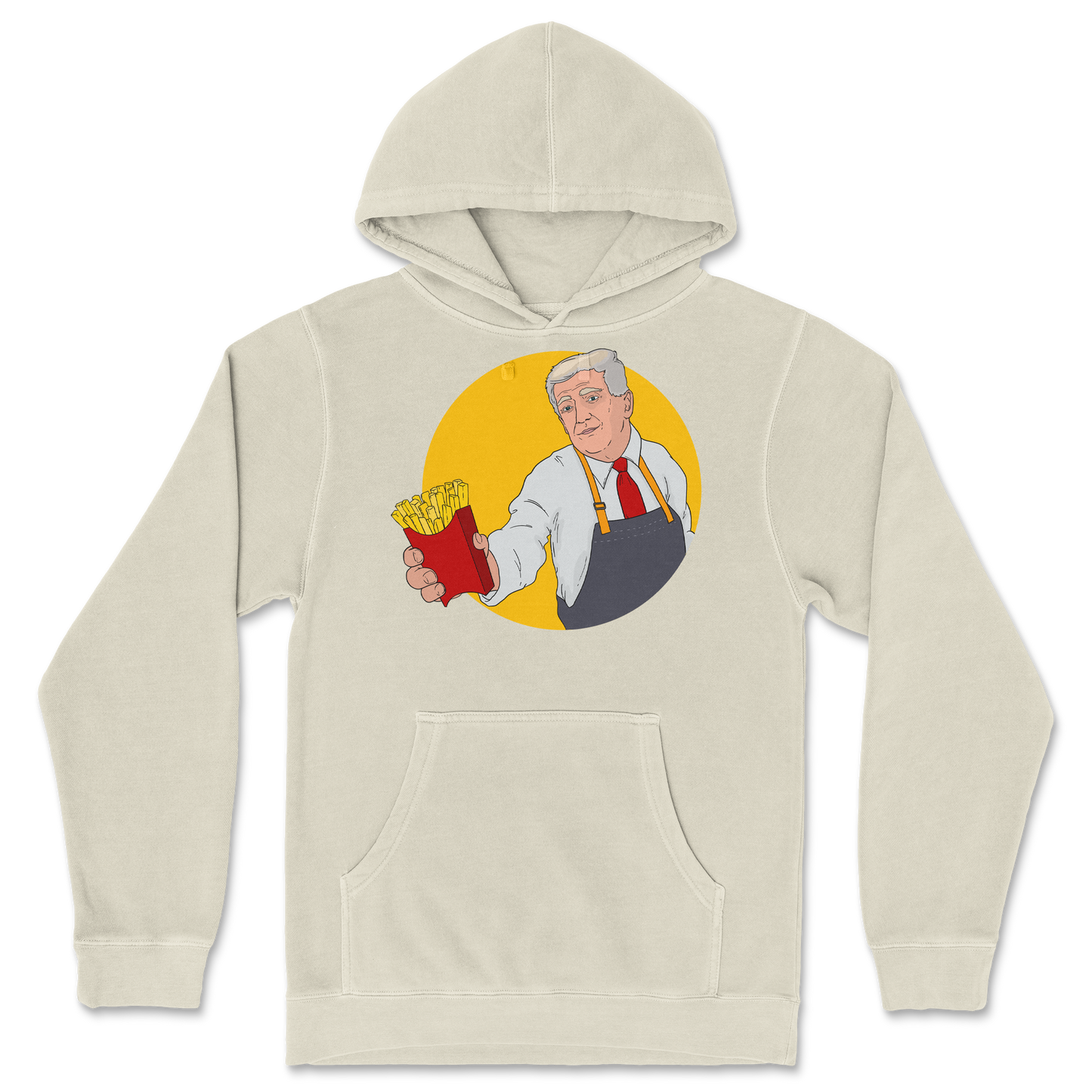 Independent Clothing Co. Hoodie McTrump in Ivory