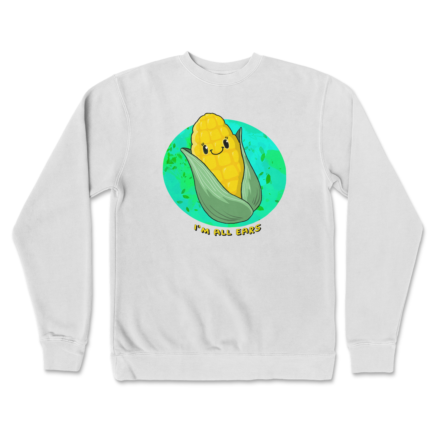 Independent Clothing Co. Crew Neck Mmm Corn in White