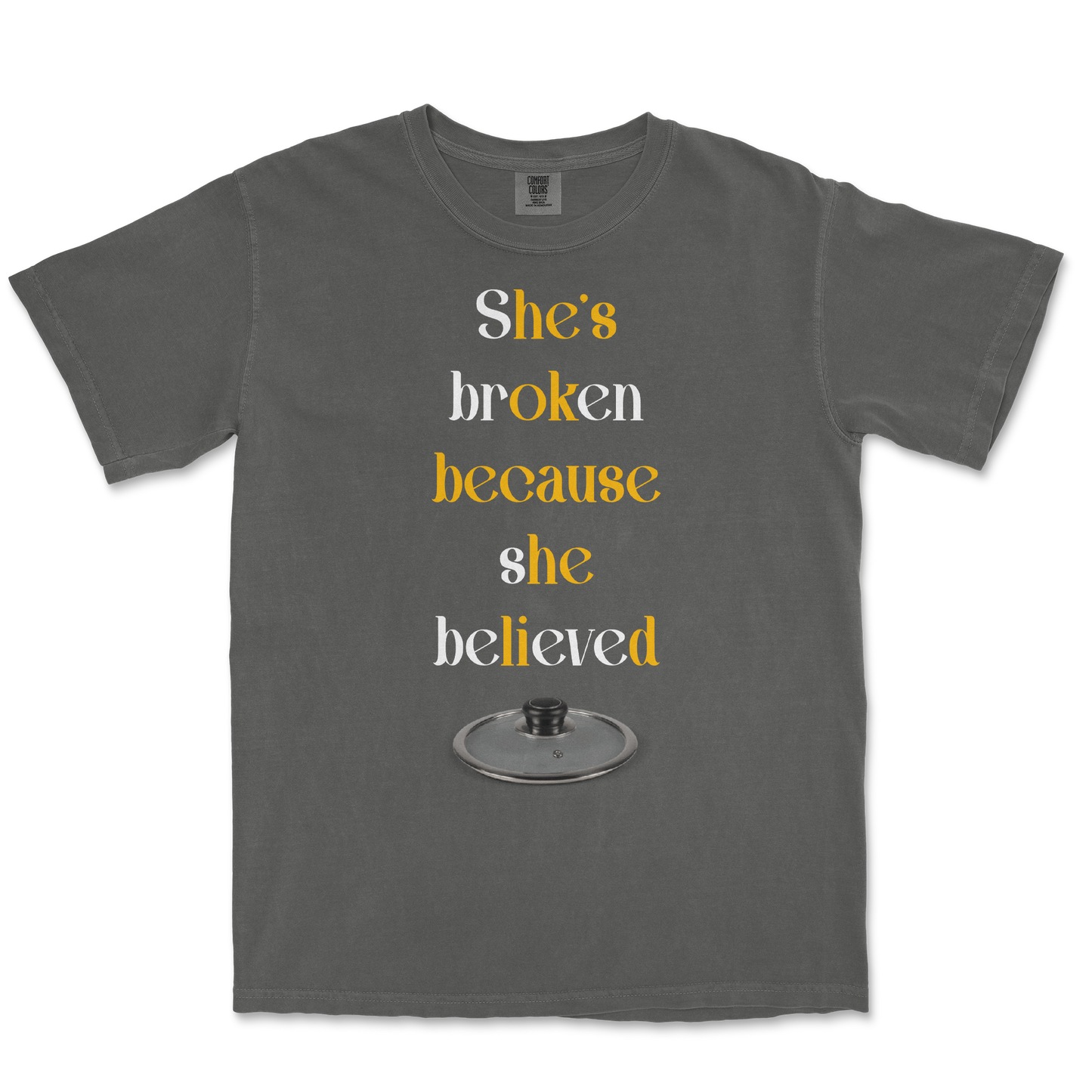 Comfort Colors T-Shirt He Lid in Pepper