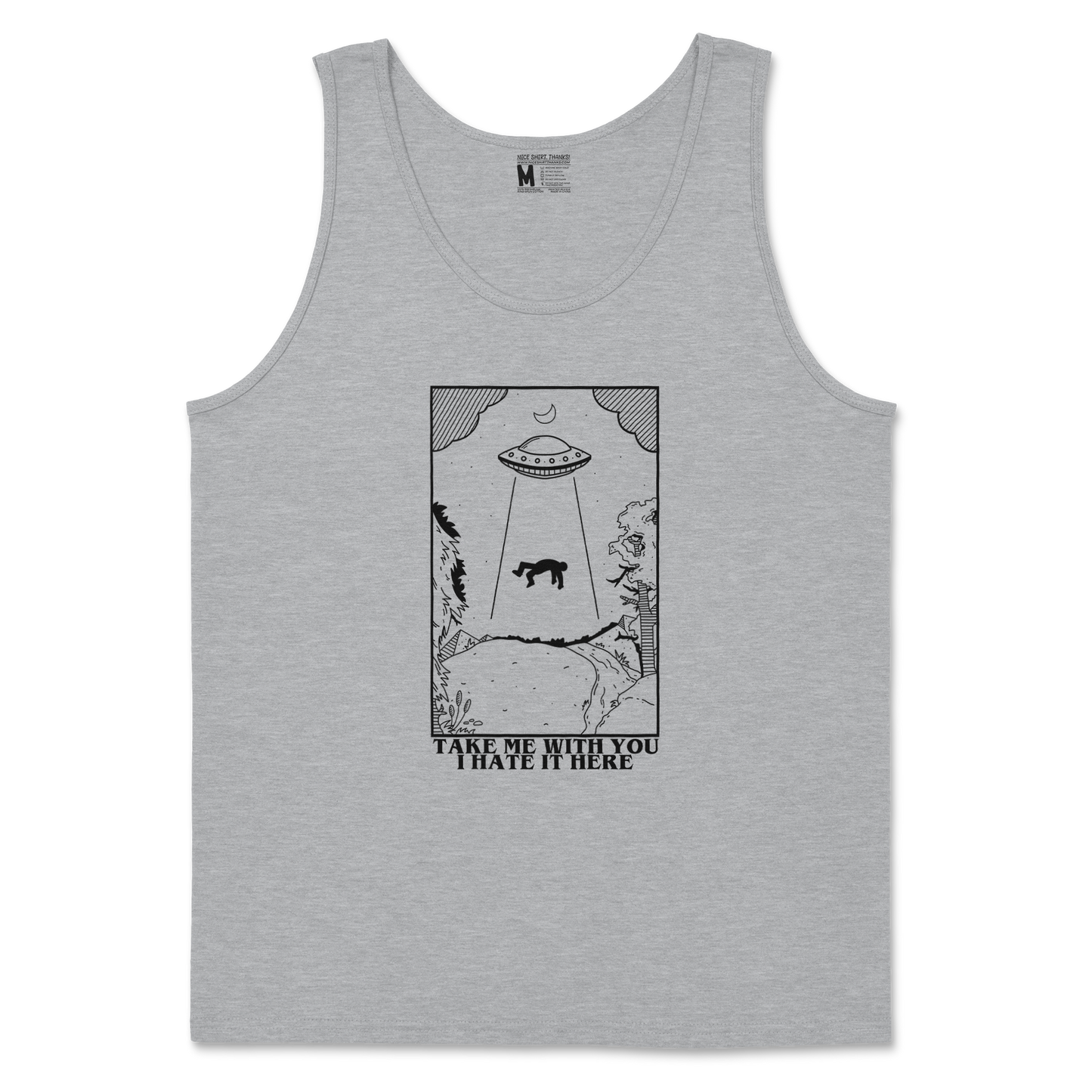 Gildan SoftStyle Tank Top in Sports Grey