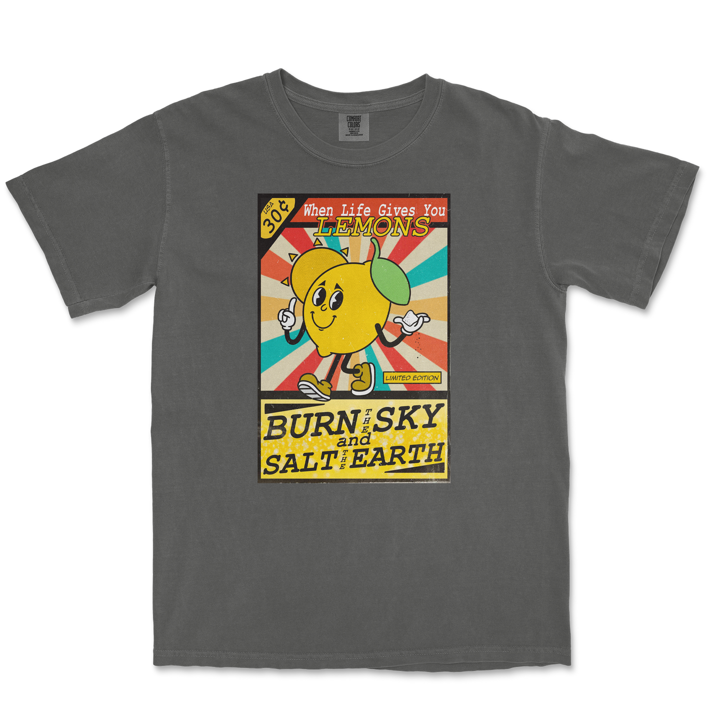 Comfort Colors T-Shirt Life Gives You Lemons in Pepper